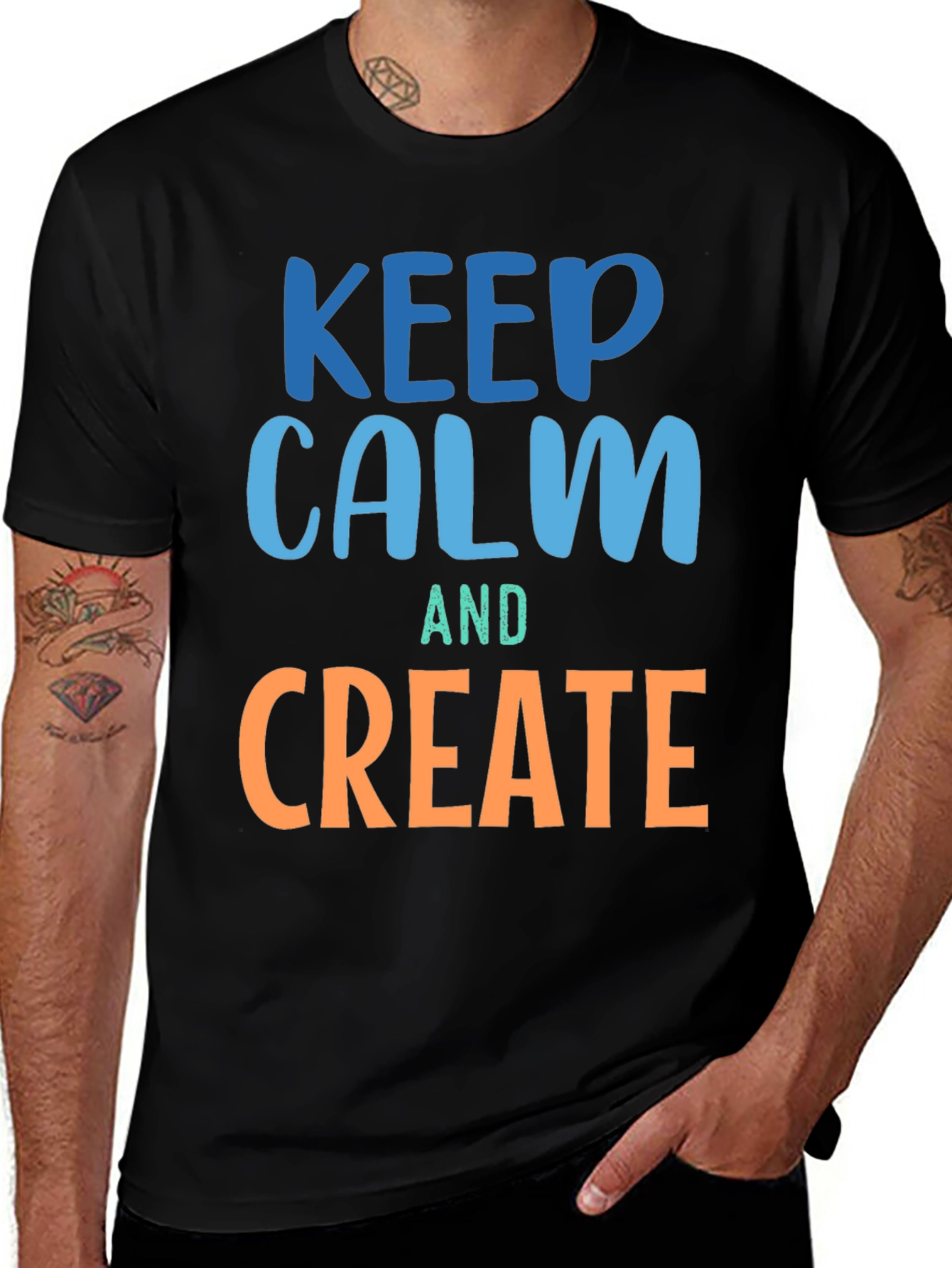 Variant 18 of Keep Calm and Create Graphic T-Shirt