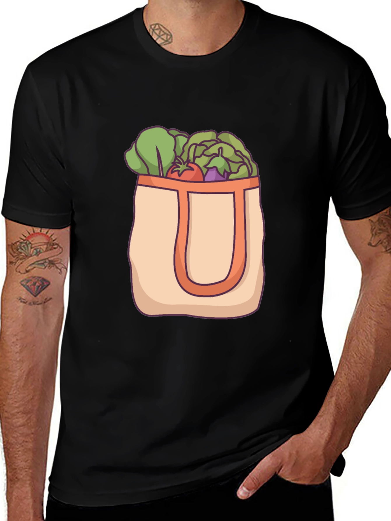 Variant 13 of Organic Produce Tote Graphic T-Shirt