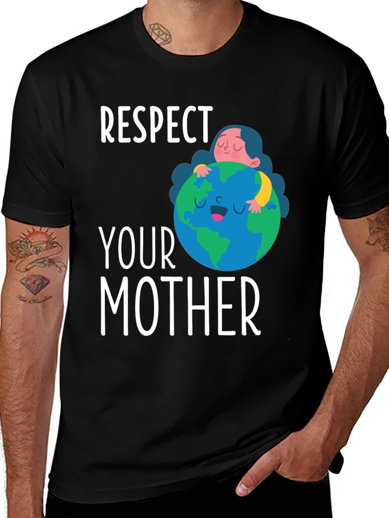 Variant 25 of Respect Your Mother Graphic T-Shirt