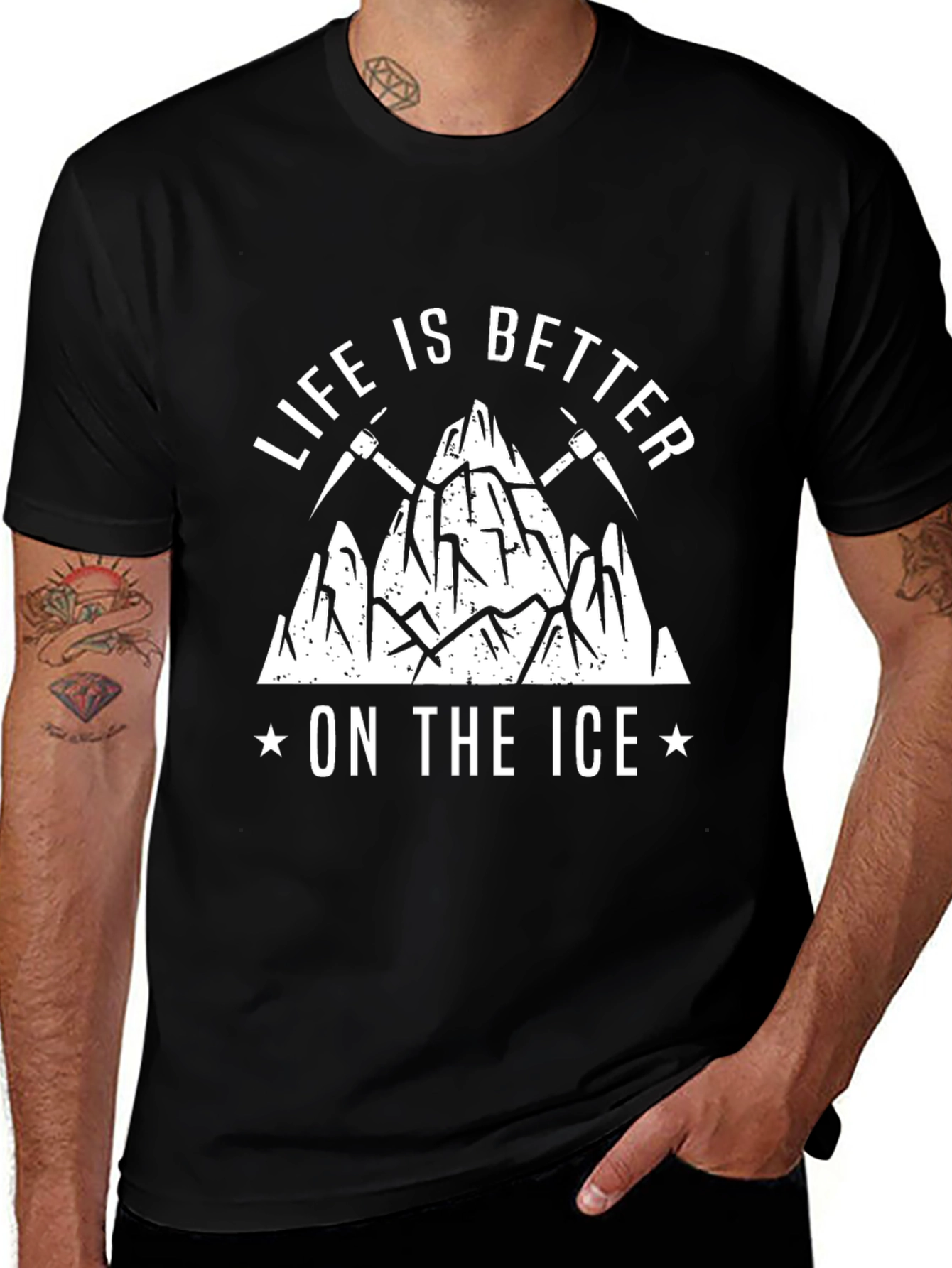 Variant 18 of Life is Better on the Ice T-Shirt