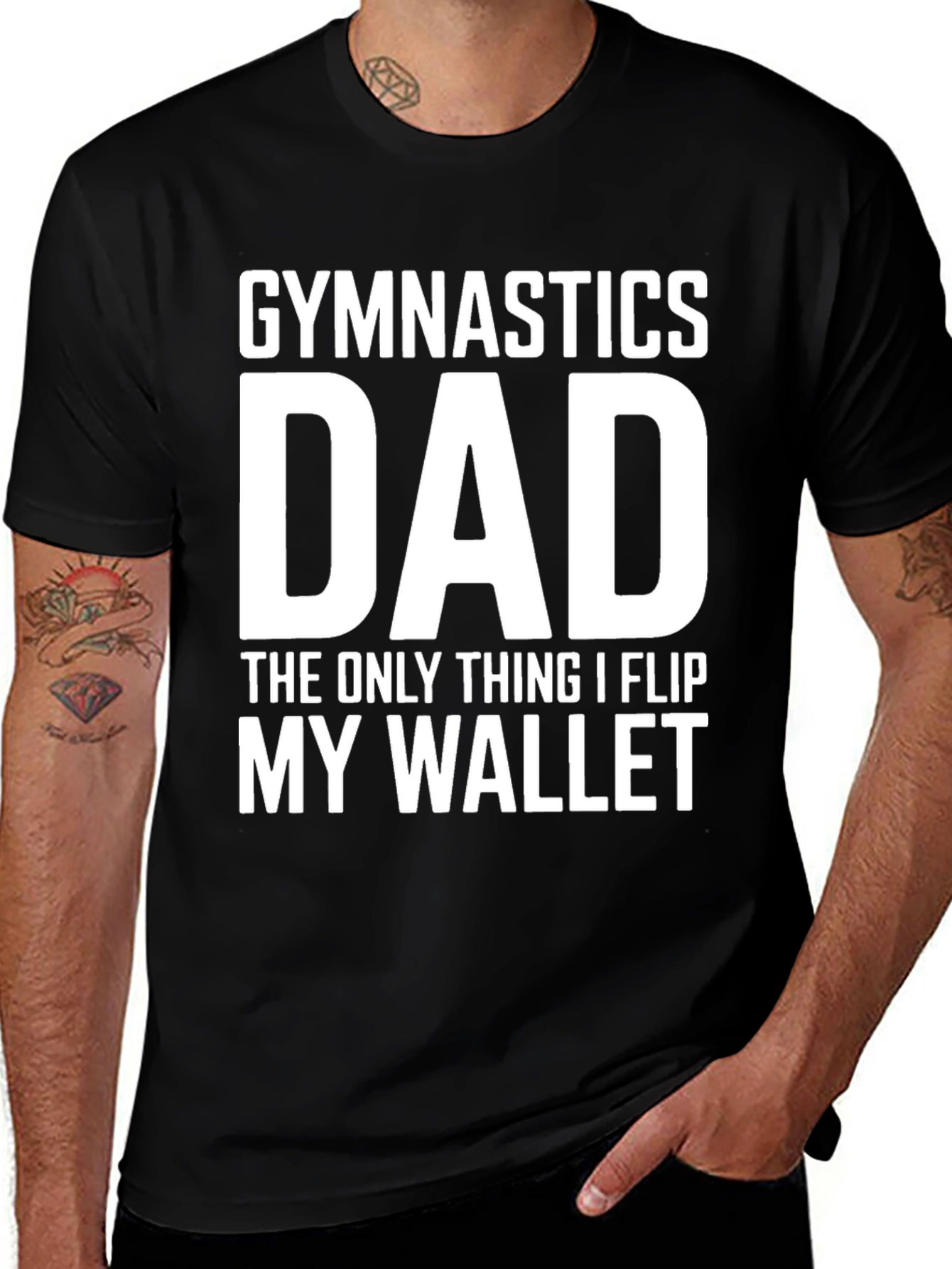 Variant 4 of Gymnastics Dad T-Shirt - Funny Father's Day Gift