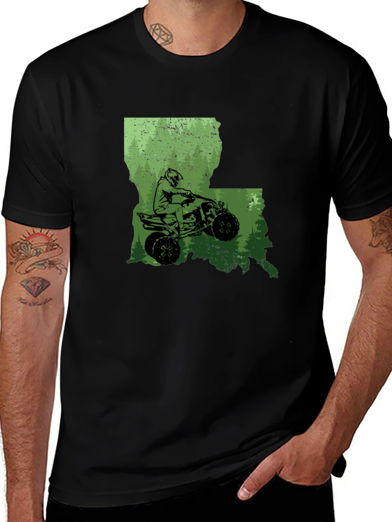 Variant 29 of Louisiana ATV Adventure T-Shirt
