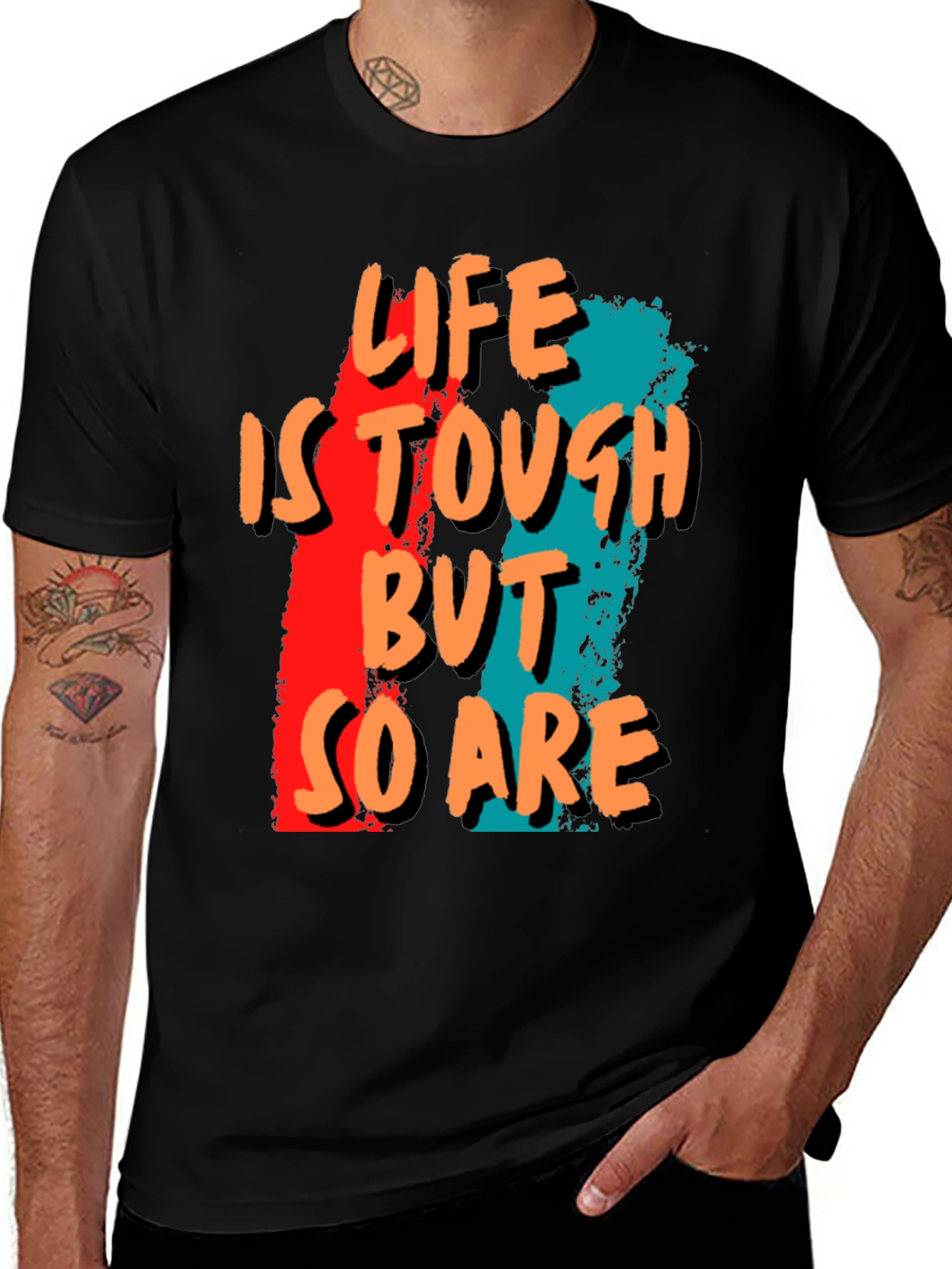 Variant 22 of Life is Tough T-Shirt - Graphic Tee
