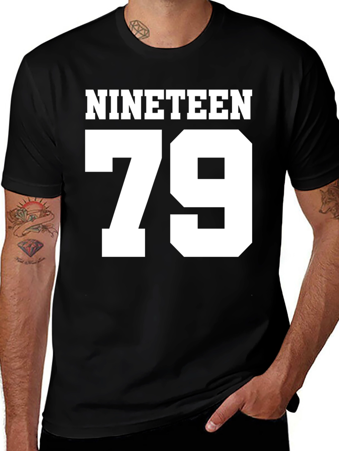 Variant 2 of Nineteen 79 T-Shirt - Classic Year Graphic Tee