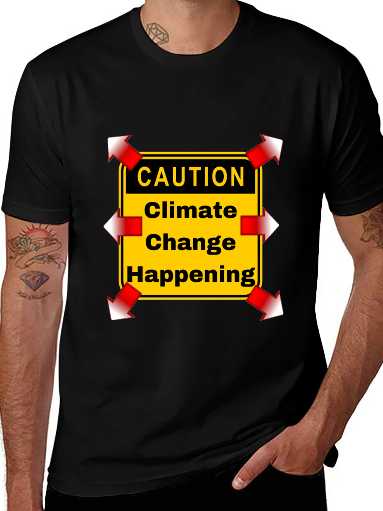 Variant 9 of Climate Change Awareness Graphic Tee