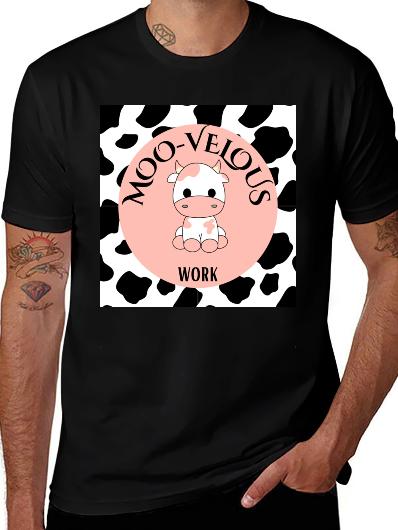 Variant 13 of Moo-velous Cow T-Shirt - Unique Graphic Tee
