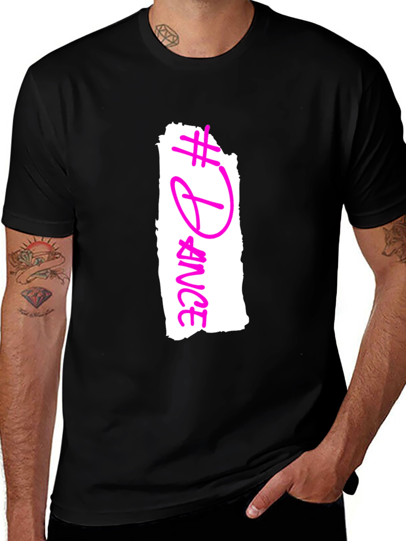 Variant 12 of Dance T-Shirt - Stylish Black Tee
