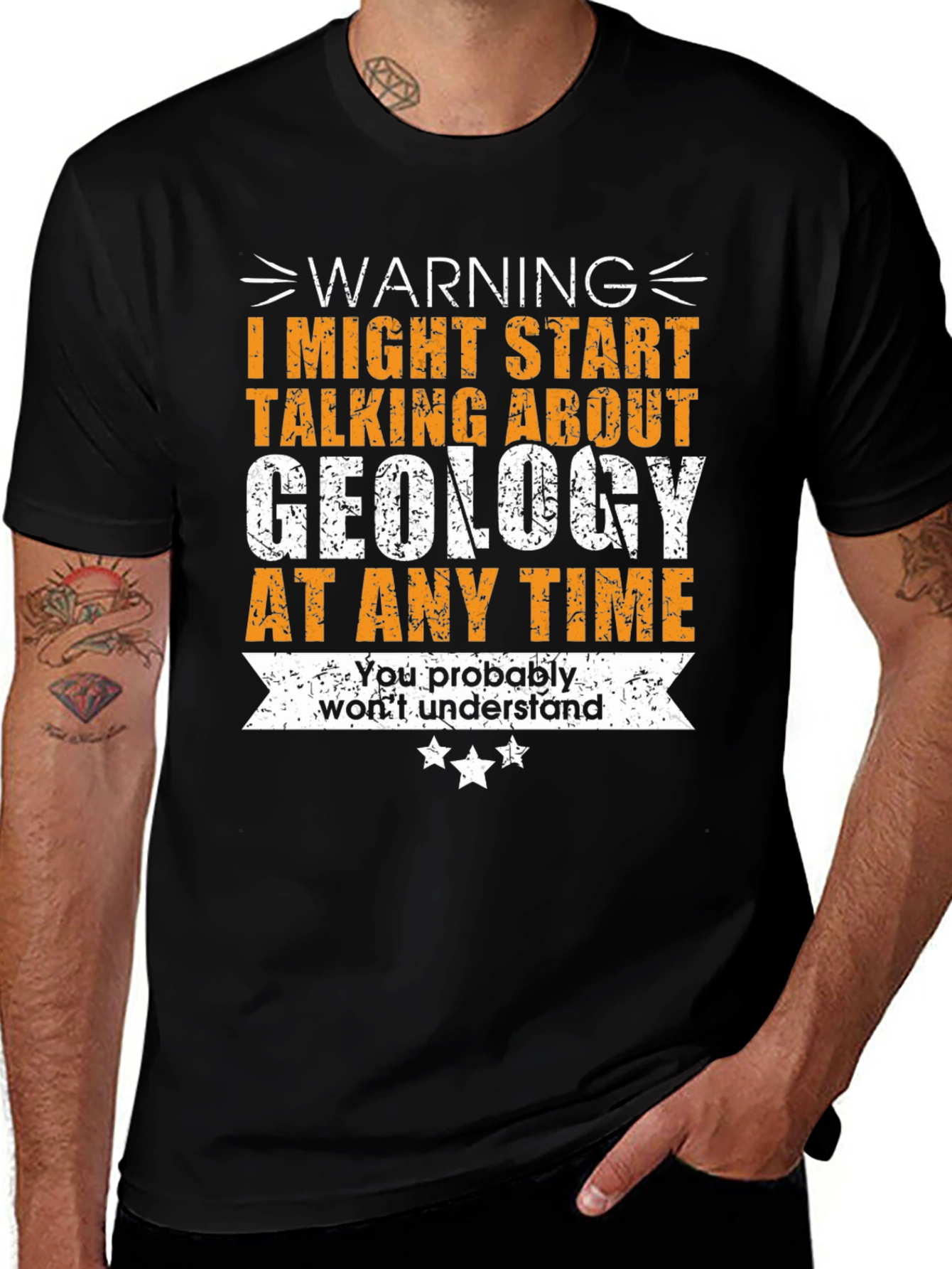 Geology T-Shirt: Warning I Might Start Talking About Geology