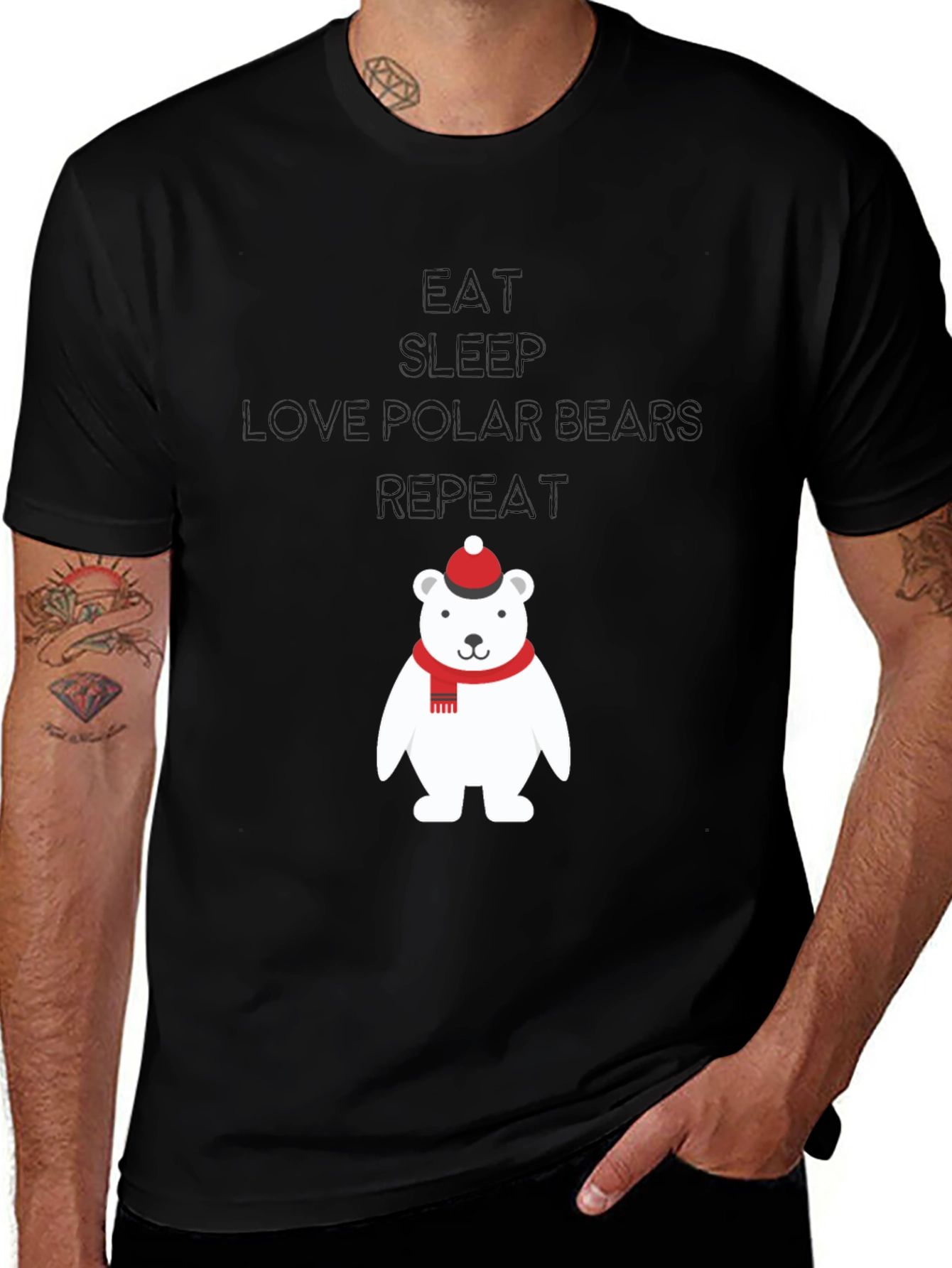 Variant 3 of Eat Sleep Love Polar Bears T-Shirt