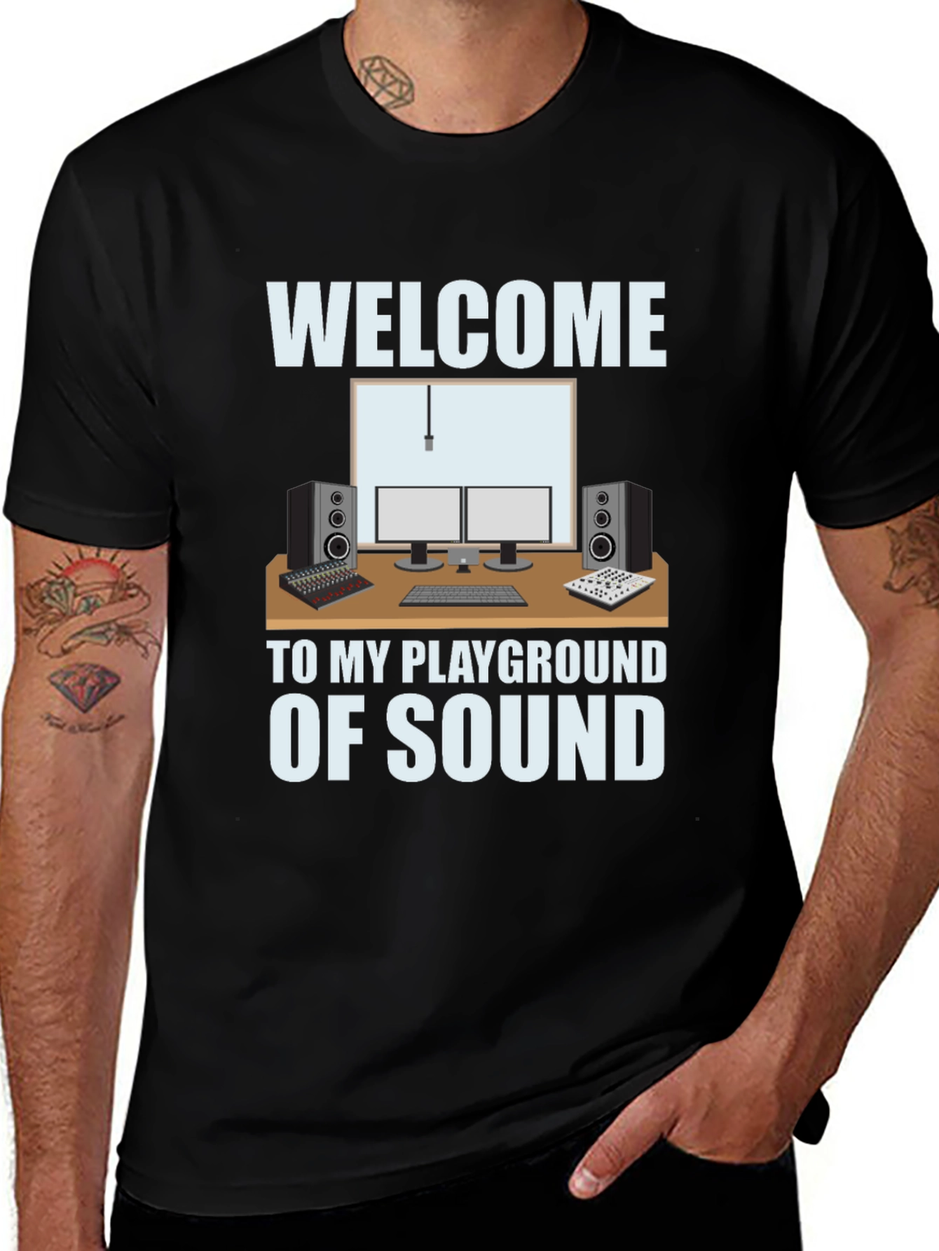 Variant 6 of Welcome to my Playground of Sound T-Shirt
