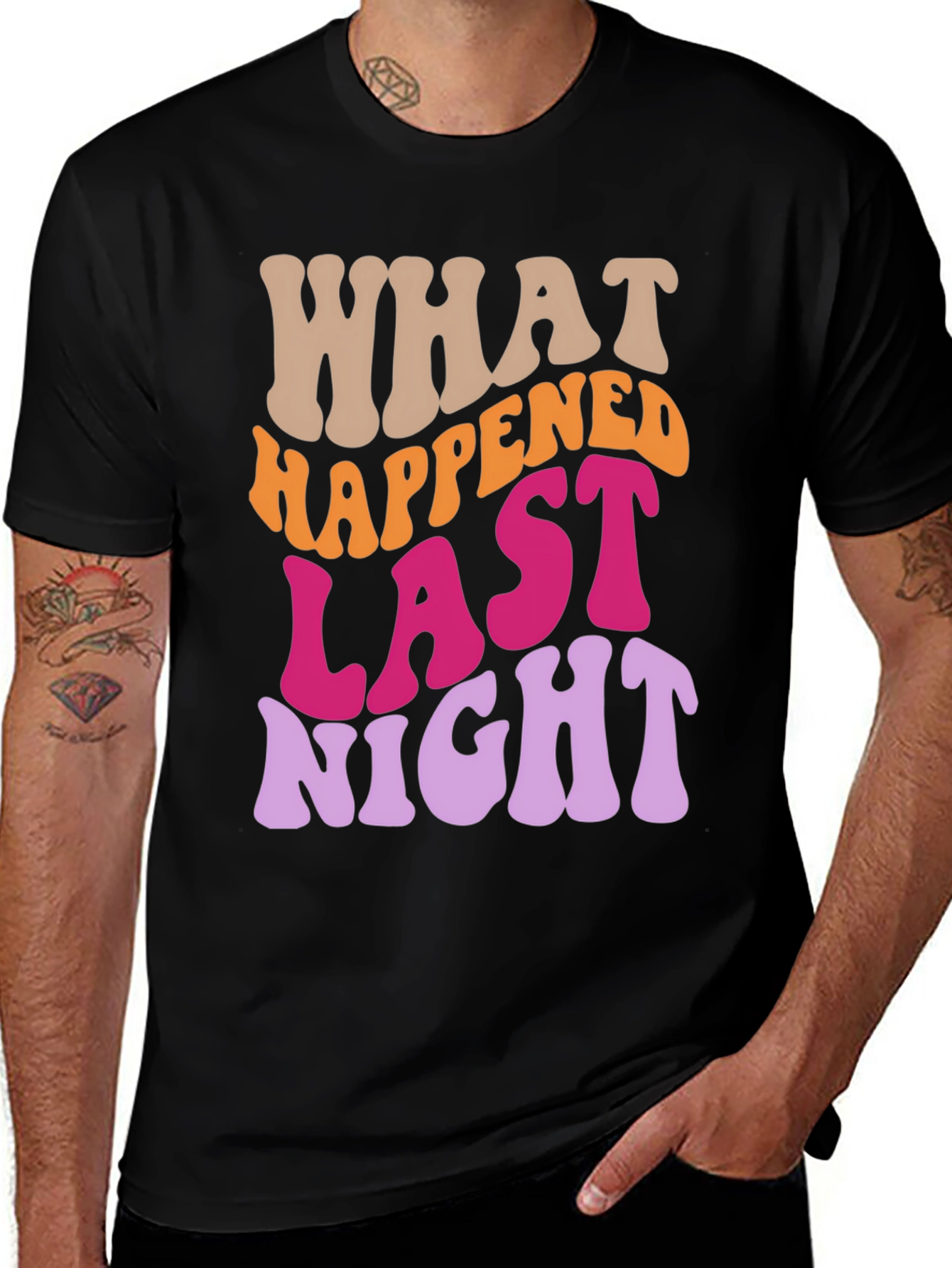 Variant 22 of What Happened Last Night Graphic Tee