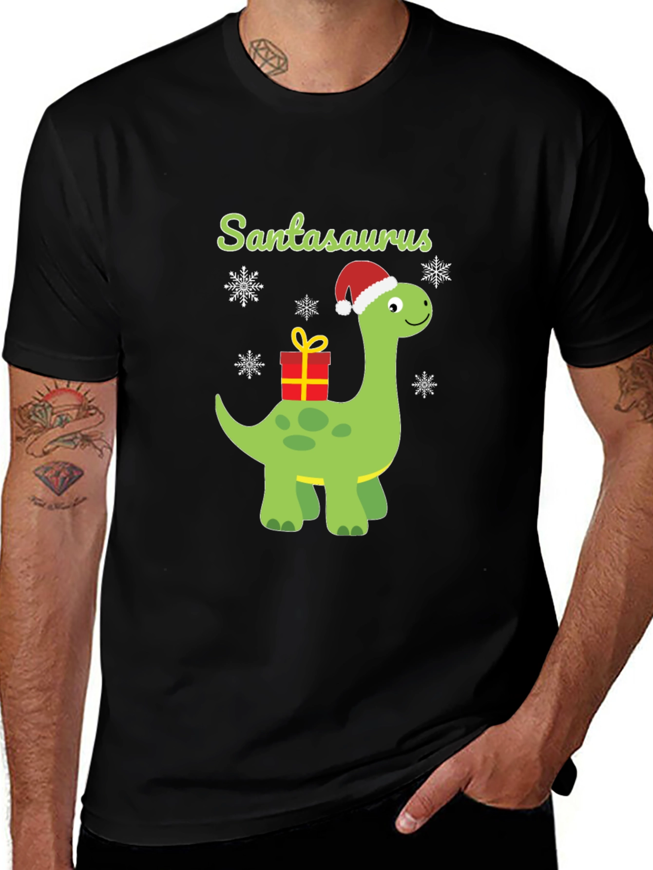 Santasaurus Christmas T-Shirt