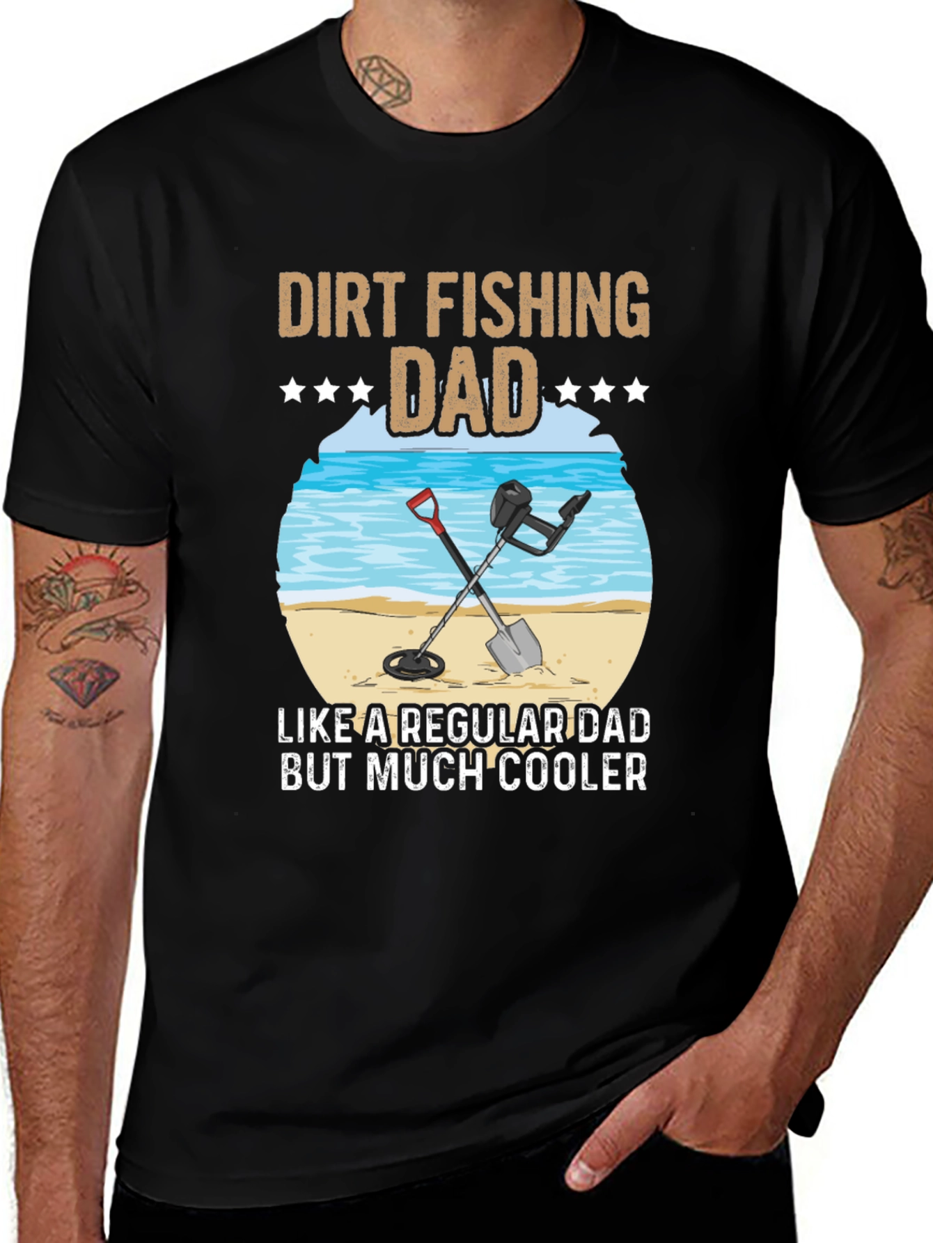 Variant 17 of Dirt Fishing Dad Graphic T-Shirt