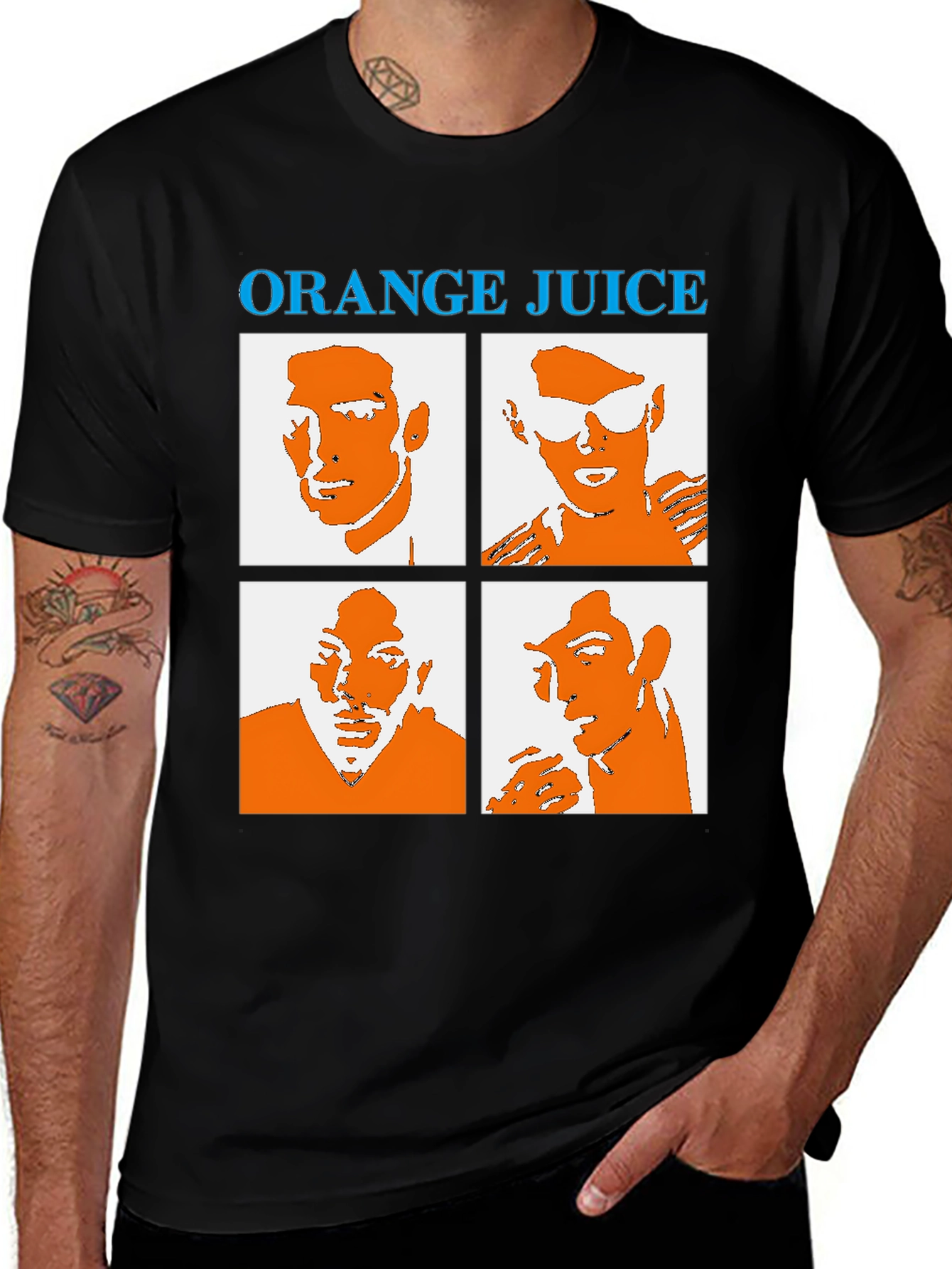 Variant 2 of Orange Juice Band T-Shirt - Retro Music Tee