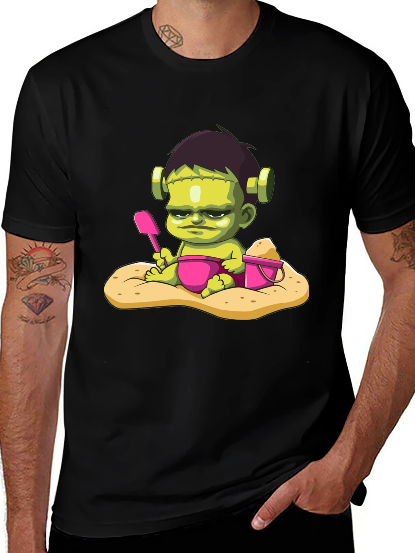Variant 8 of Frankenstein Baby Graphic Tee