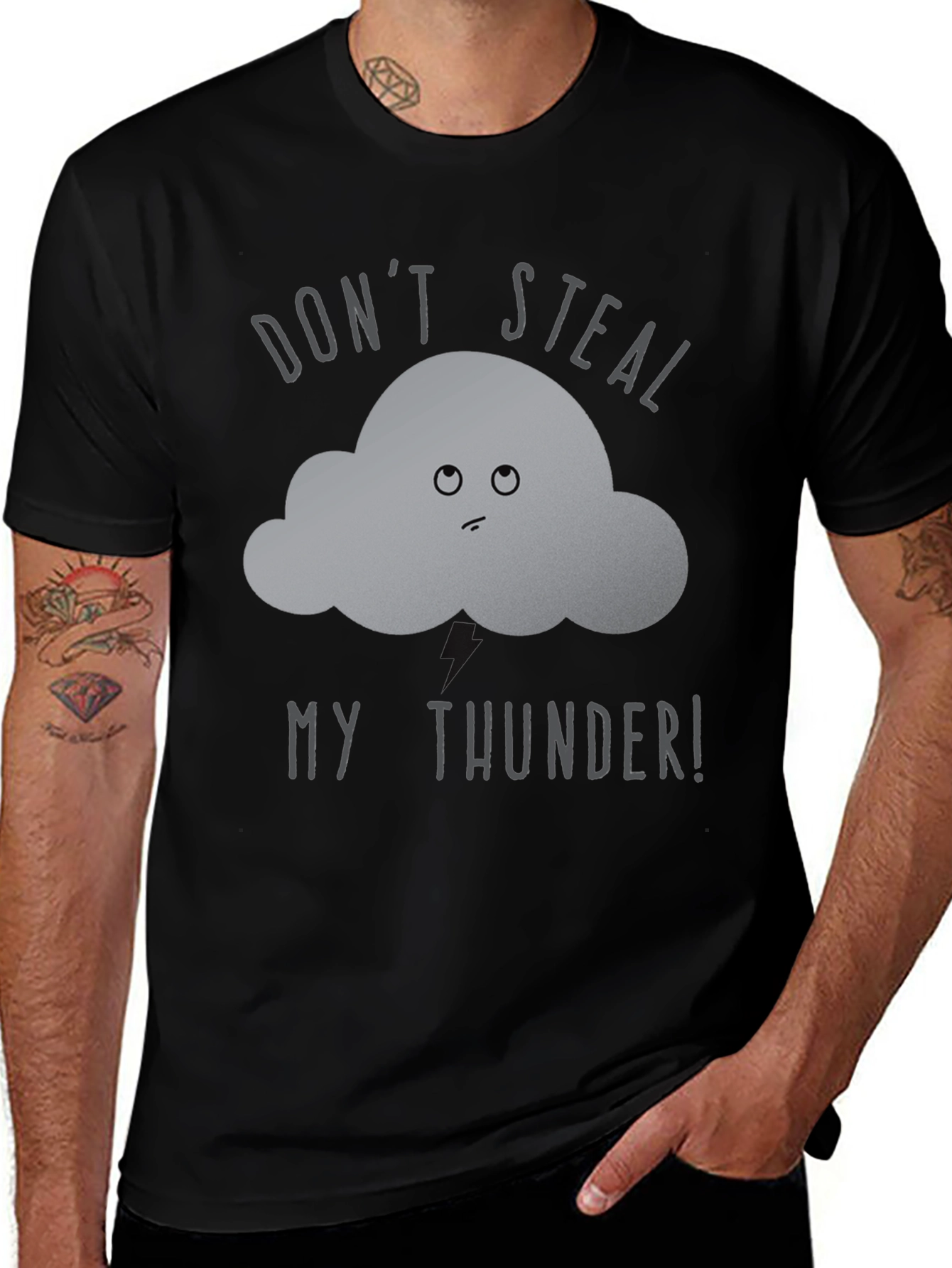 Variant 21 of Don't Steal My Thunder Tee - Funny Cloud T-Shirt