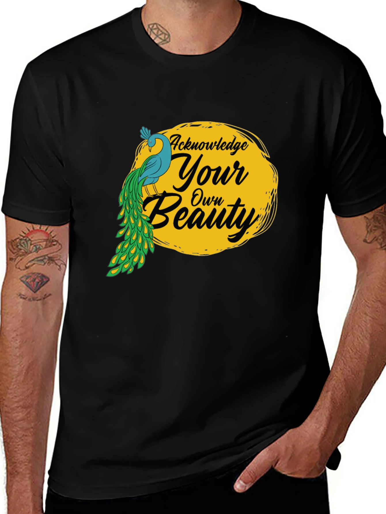Variant 15 of Acknowledge Your Own Beauty Graphic Tee