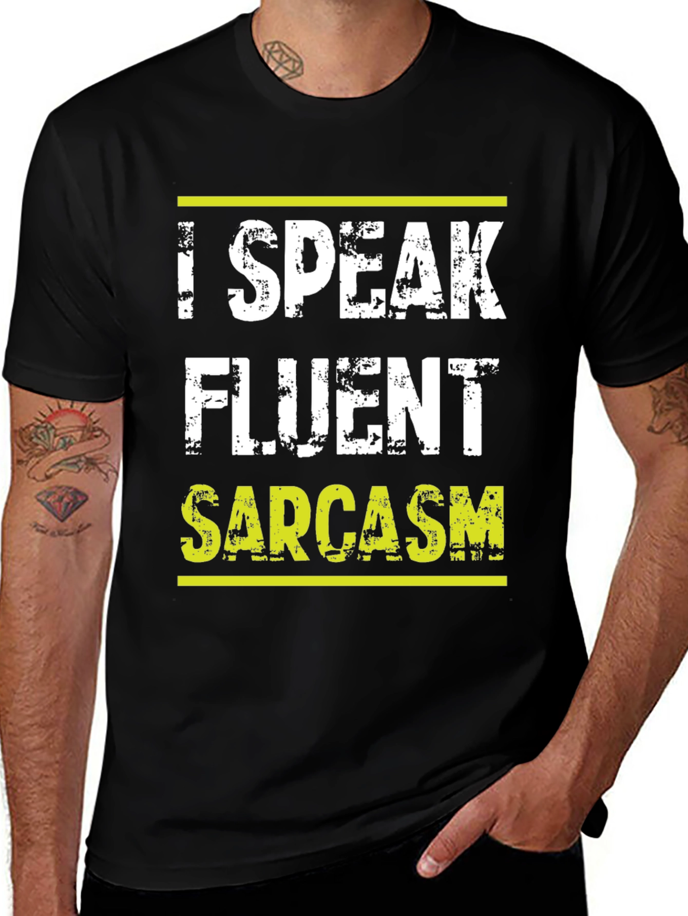 Variant 15 of Sarcasm T-Shirt - Fluent Sarcasm