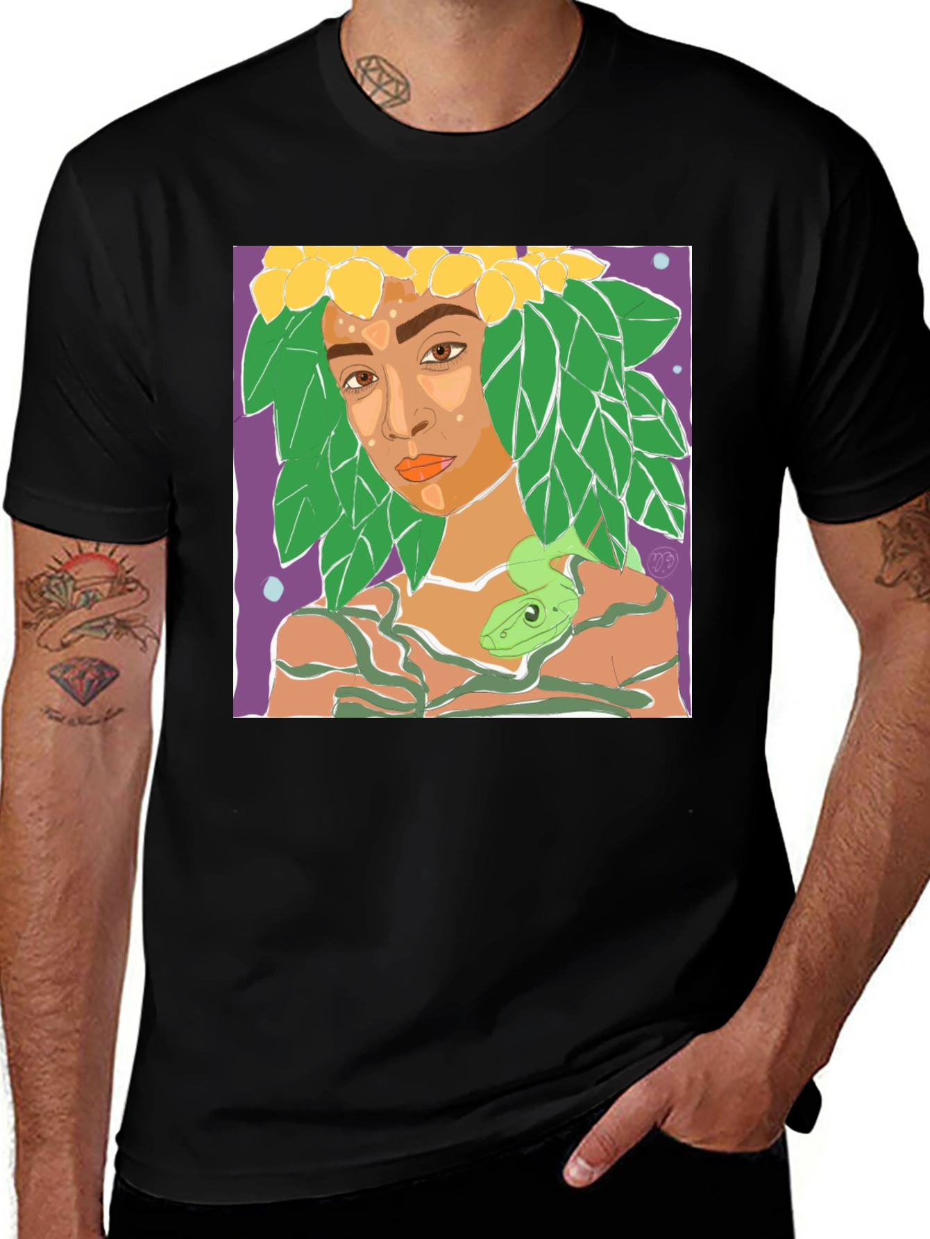 Variant 13 of Frida Kahlo Inspired Graphic Tee