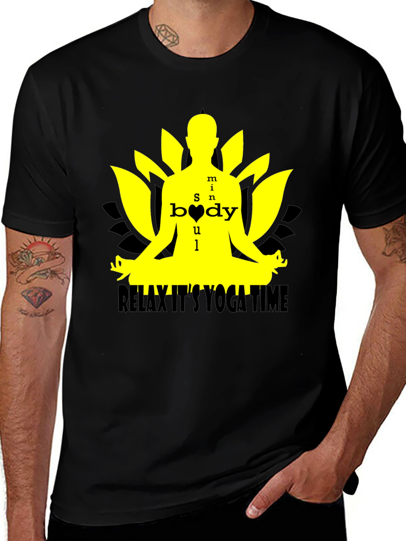Relax It's Yoga Time Graphic Tee