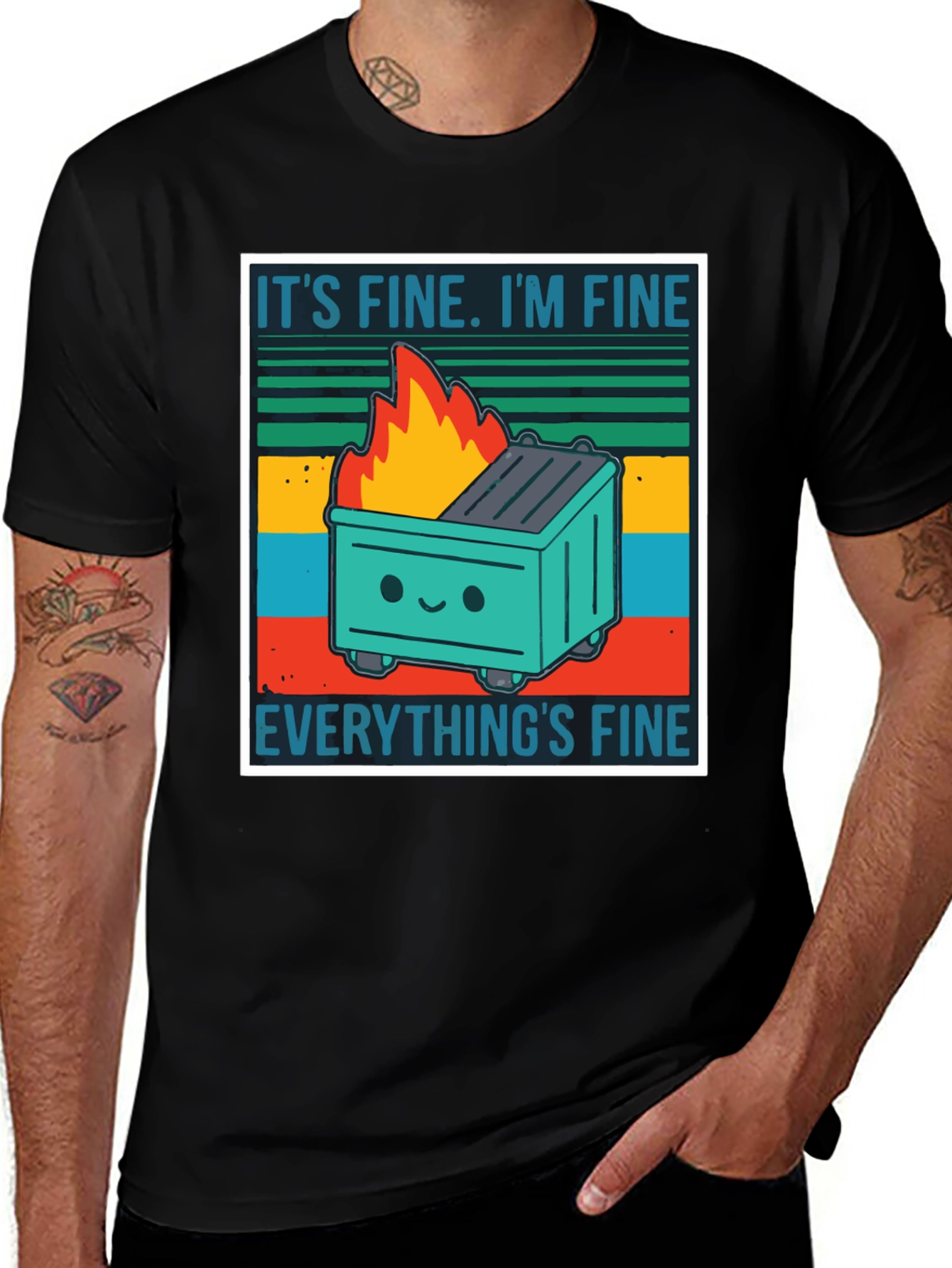 It's Fine I'm Fine Everything's Fine T-Shirt
