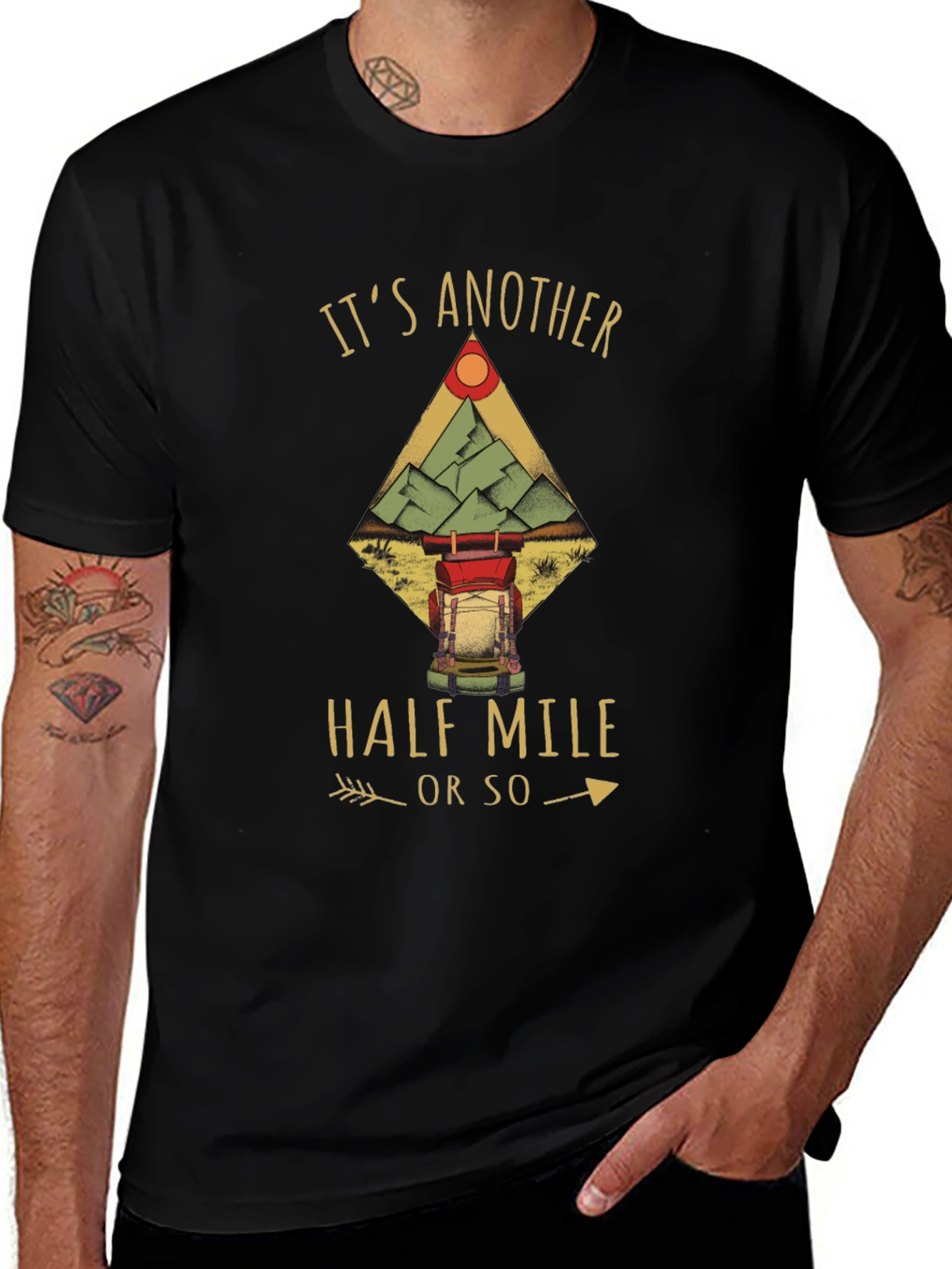 Variant 8 of Hiking T-Shirt - Another Half Mile Trip