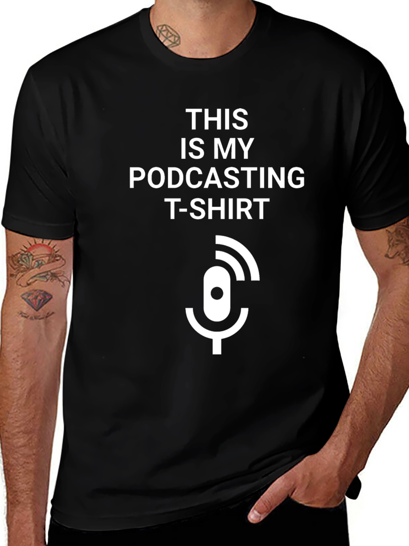 Variant 8 of This Is My Podcasting T-Shirt Funny Podcast Shirt