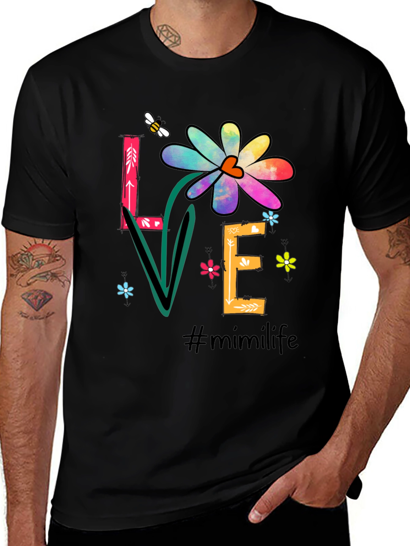 Love #MimiLife Daisy Graphic T-Shirt