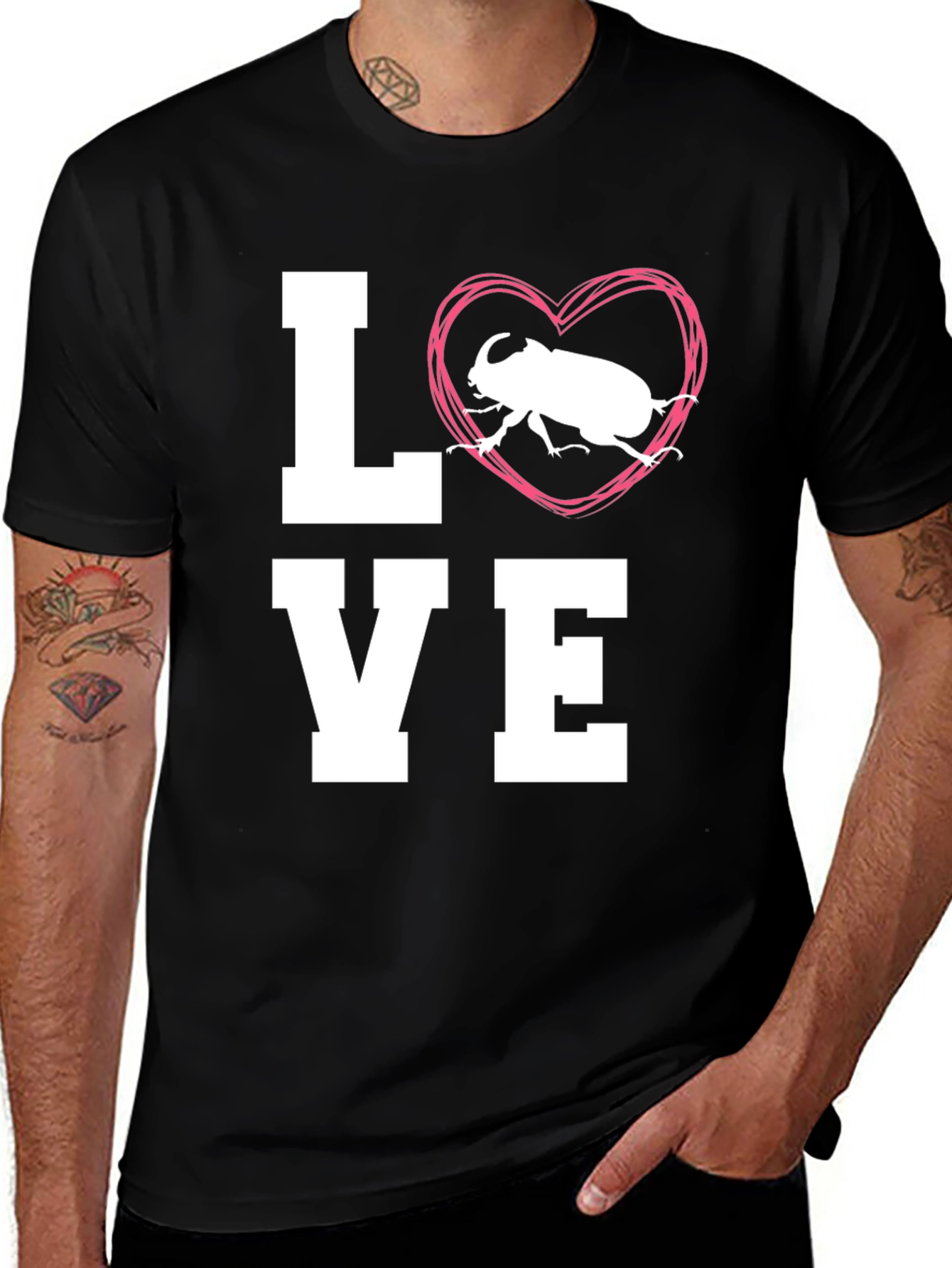 Variant 2 of Love Beetle T-Shirt - Unique Graphic Tee