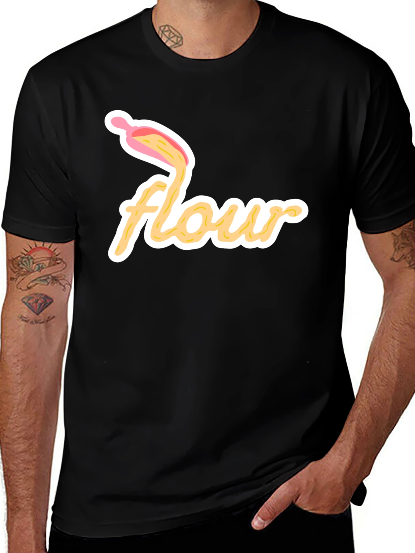 Variant 26 of Flour Graphic Tee - Stylish Baking Shirt