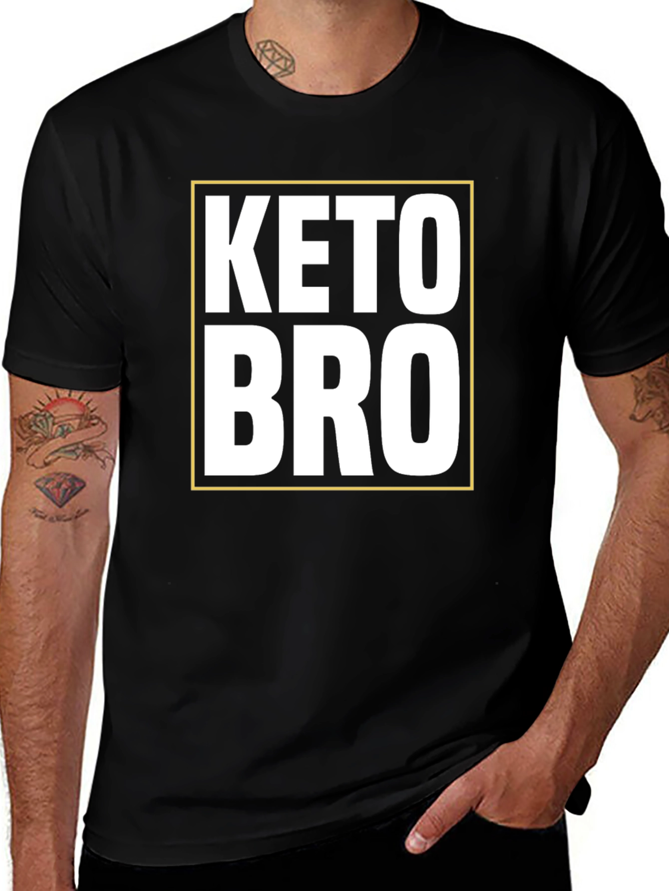 Keto Bro T-Shirt Black
