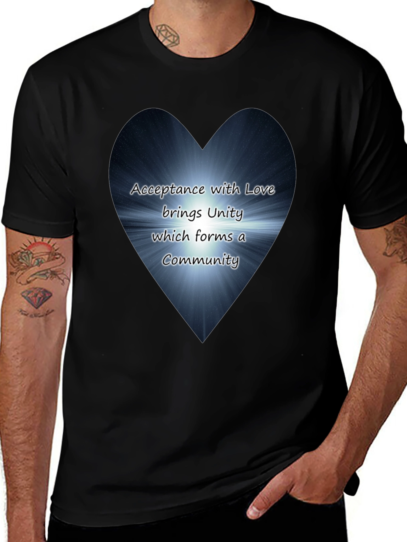 Acceptance with Love T-Shirt - Unity & Community Tee