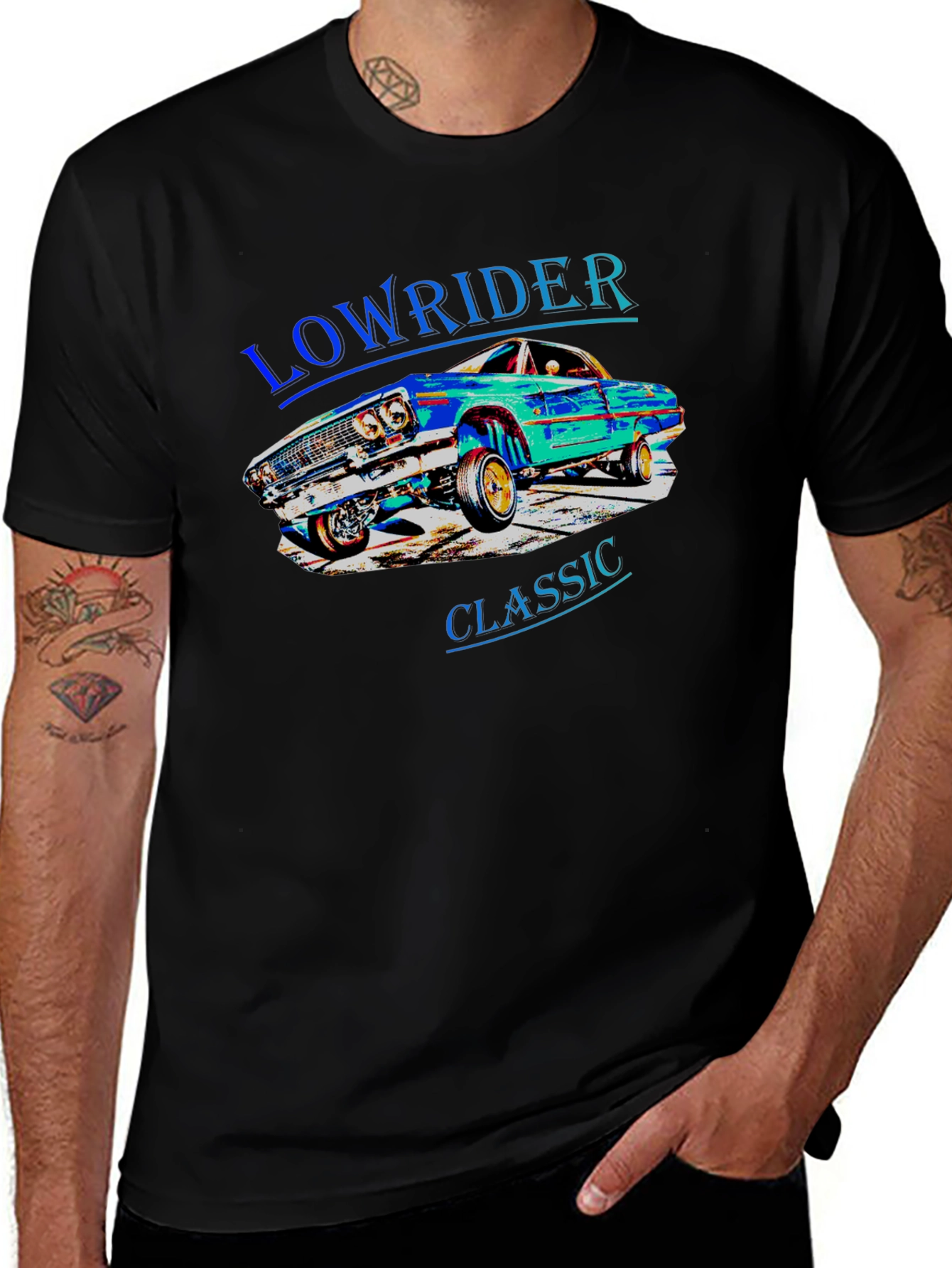Variant 25 of Lowrider Classic Black T-Shirt