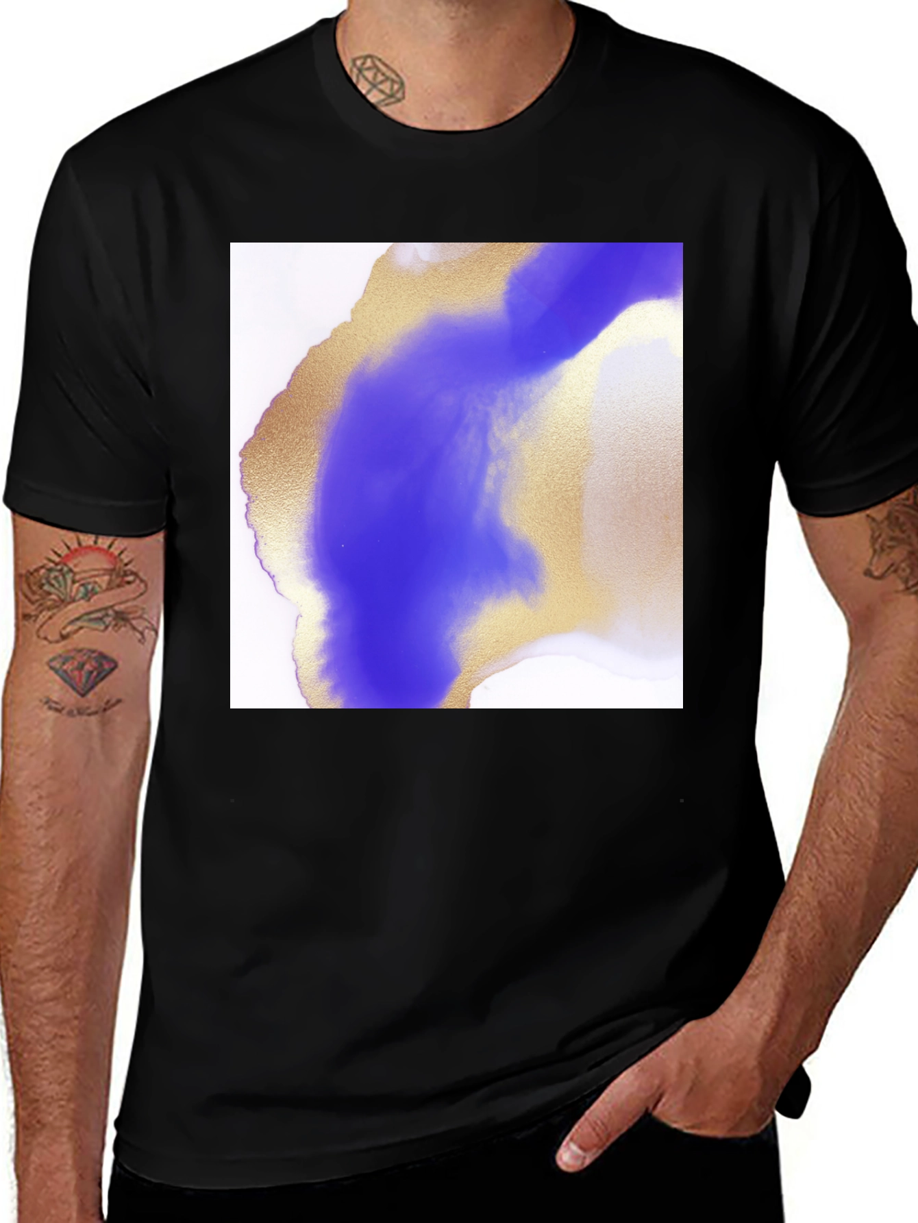Variant 30 of Abstract Art Graphic Tee - Modern Design Shirt