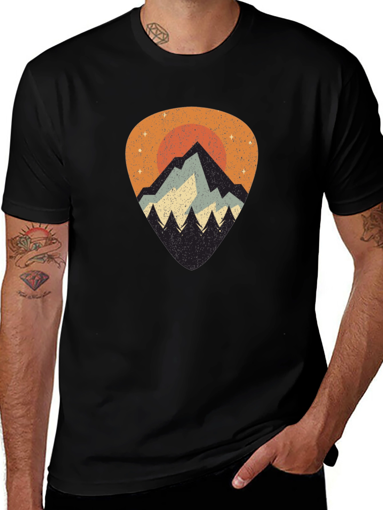 Variant 25 of Mountain Sunset Graphic Tee - Nature Inspired T-Shirt