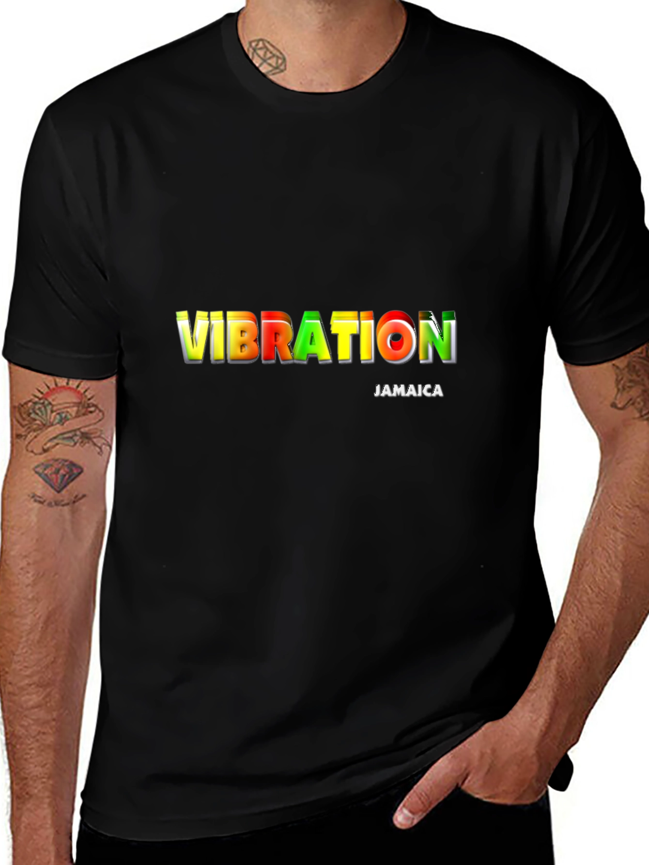 Vibration Jamaica Graphic T-Shirt