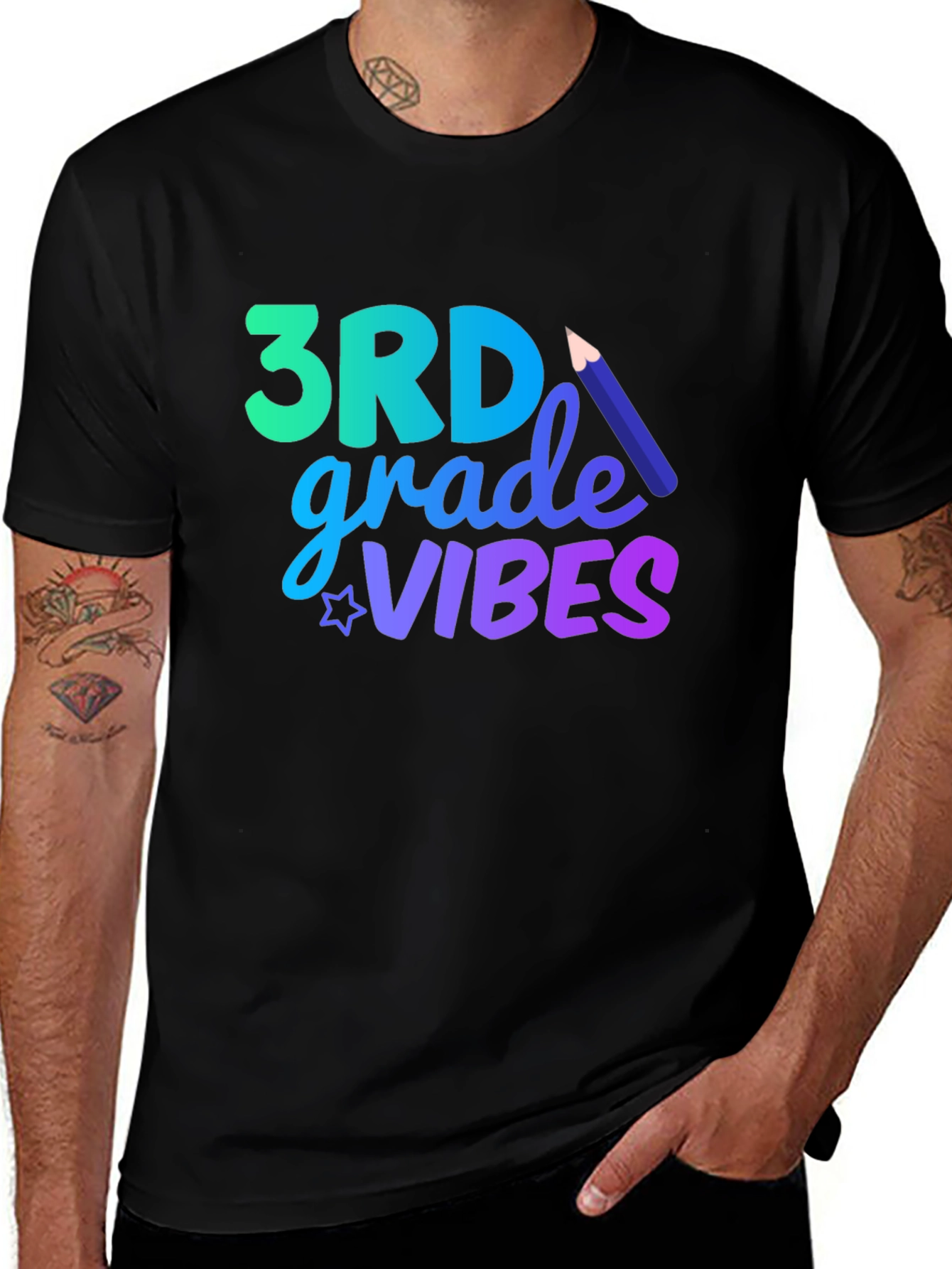 3rd Grade Vibes Graphic Tee - Back to School