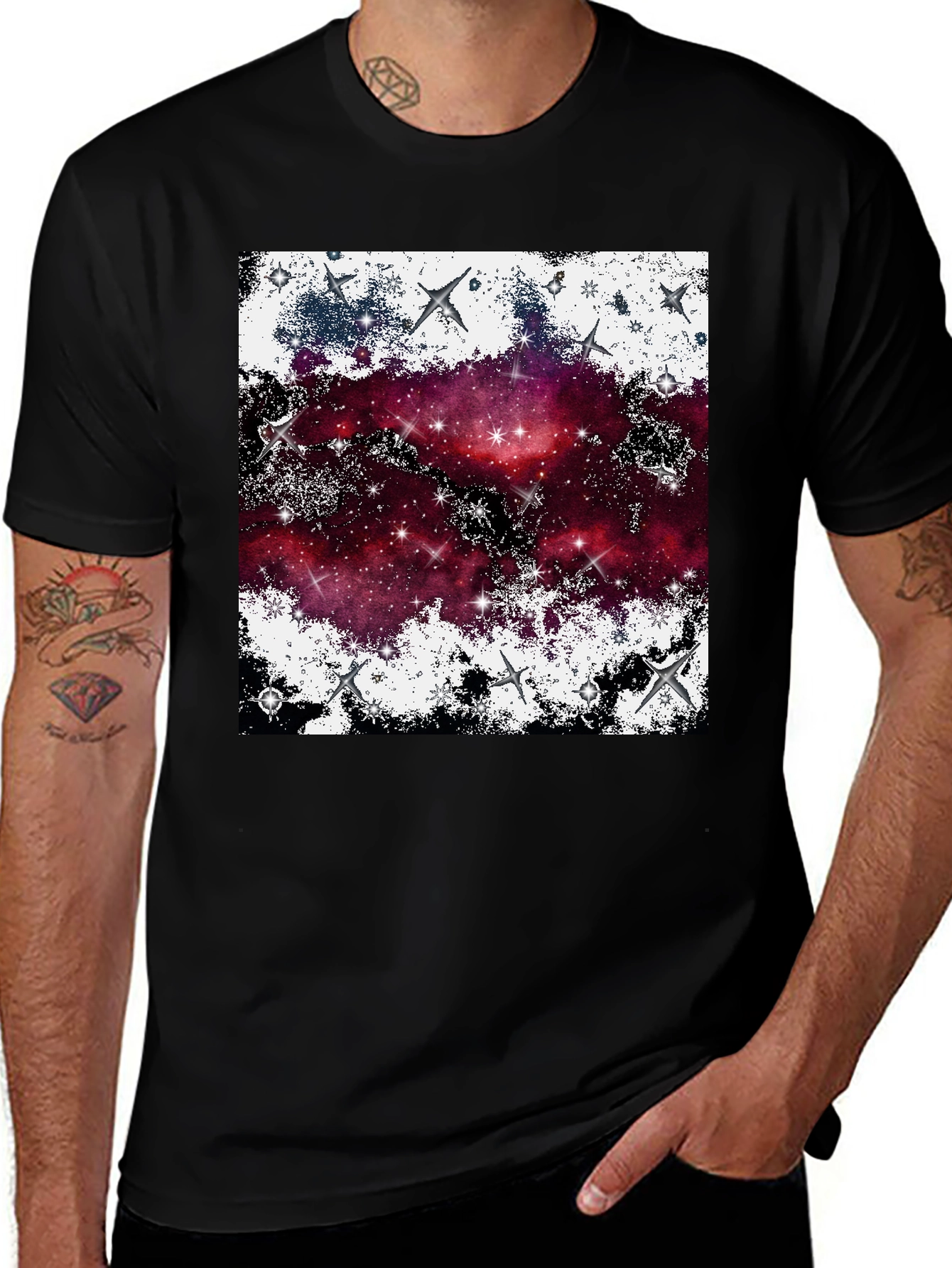 Variant 5 of Galaxy Starry Night T-Shirt