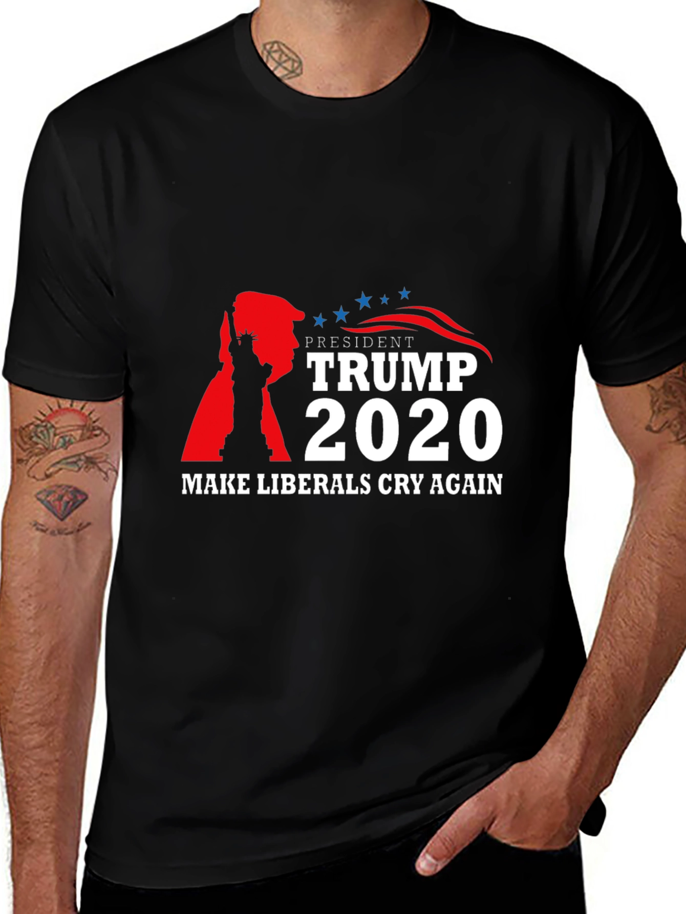 Variant 21 of Trump 2020 Make Liberals Cry Again T-Shirt