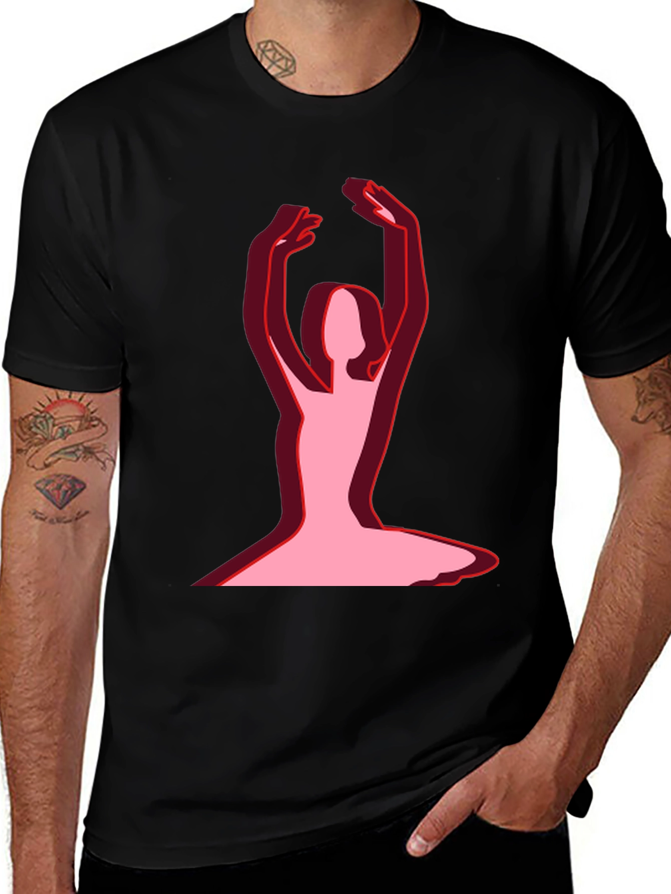 Variant 9 of Ballet Dancer Graphic Tee - Stylish & Unique!