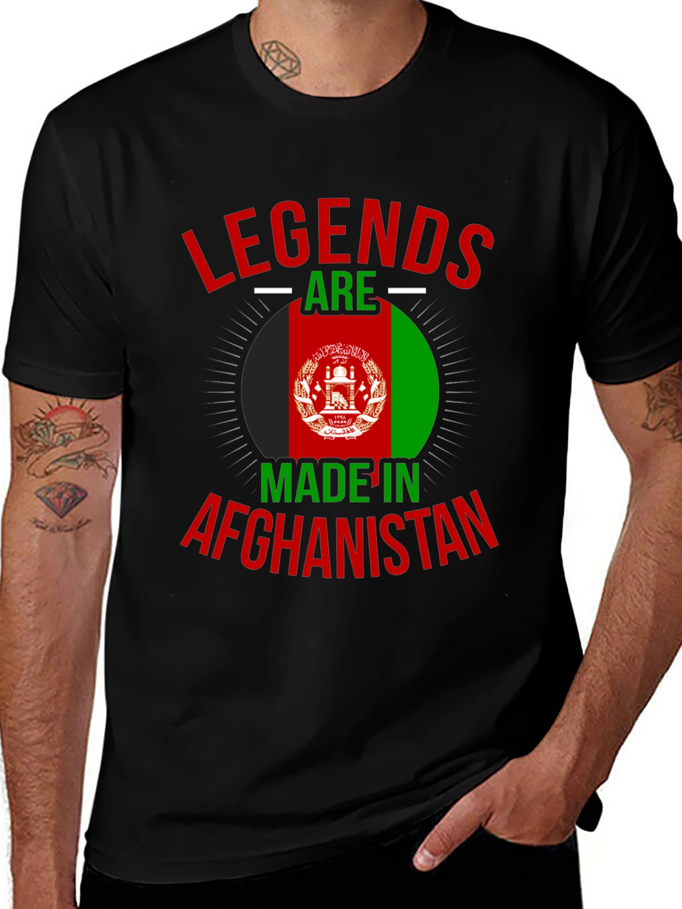 Afghanistan Legends T-Shirt - Patriotic Pride Tee