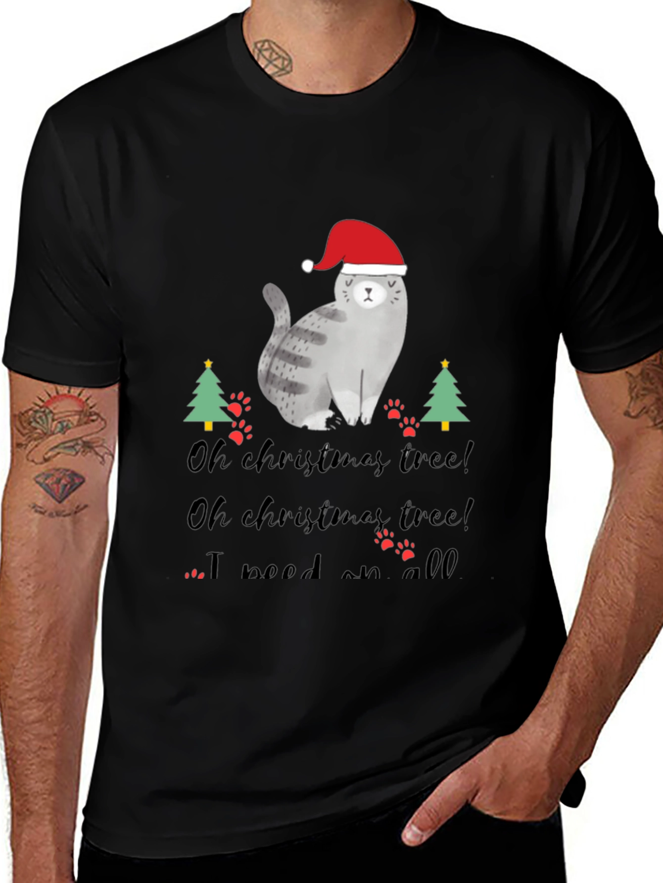 Christmas Cat T-Shirt