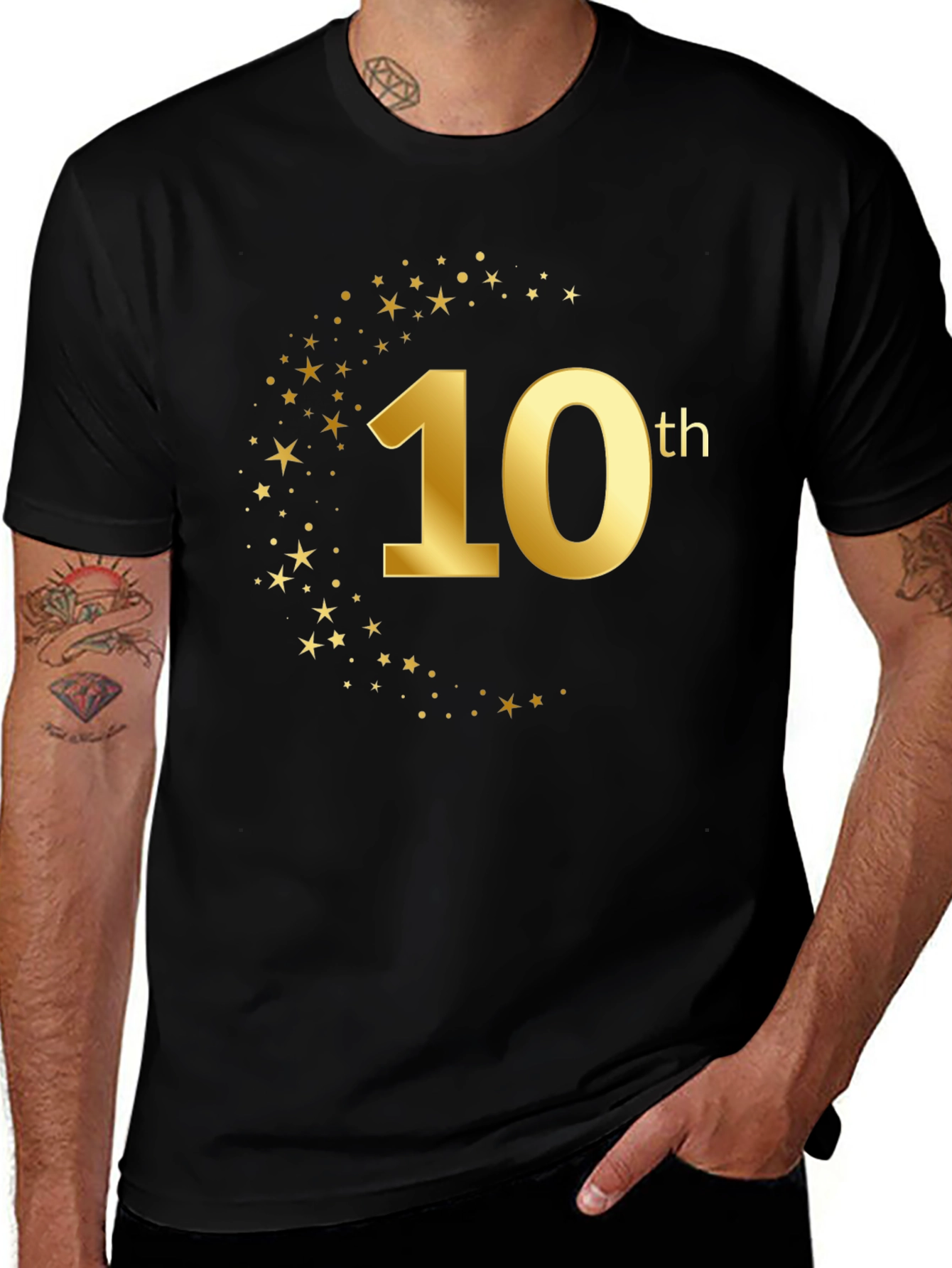 10th Anniversary Gold Star Tee