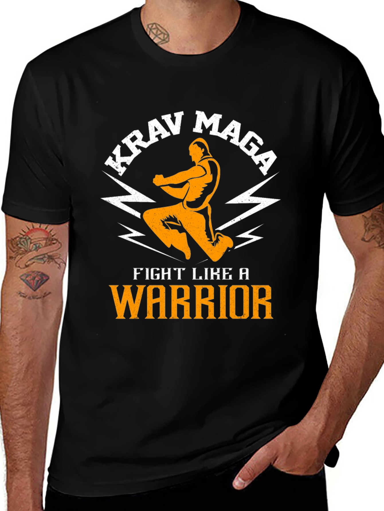 Krav Maga Warrior T-Shirt - Fight Like a Warrior Tee