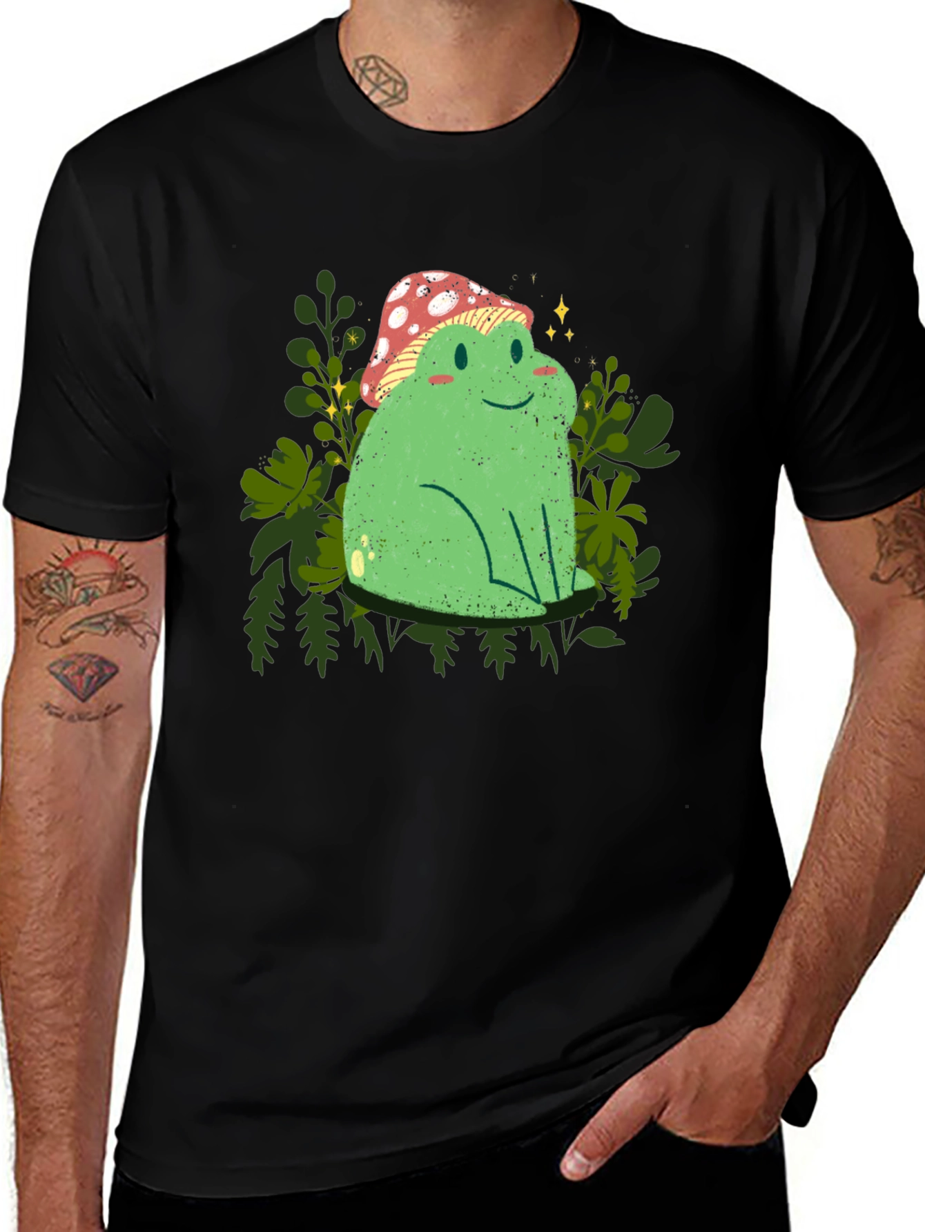 Mushroom Frog Graphic Tee
