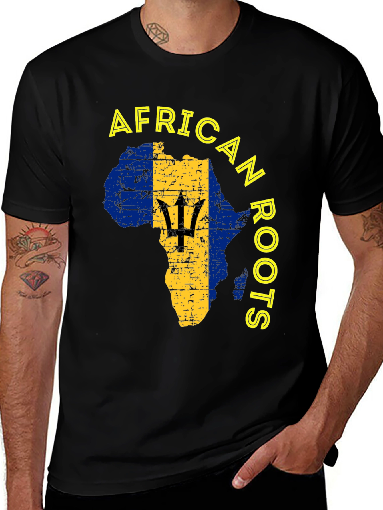 African Roots T-Shirt - Novelty Graphic Tee