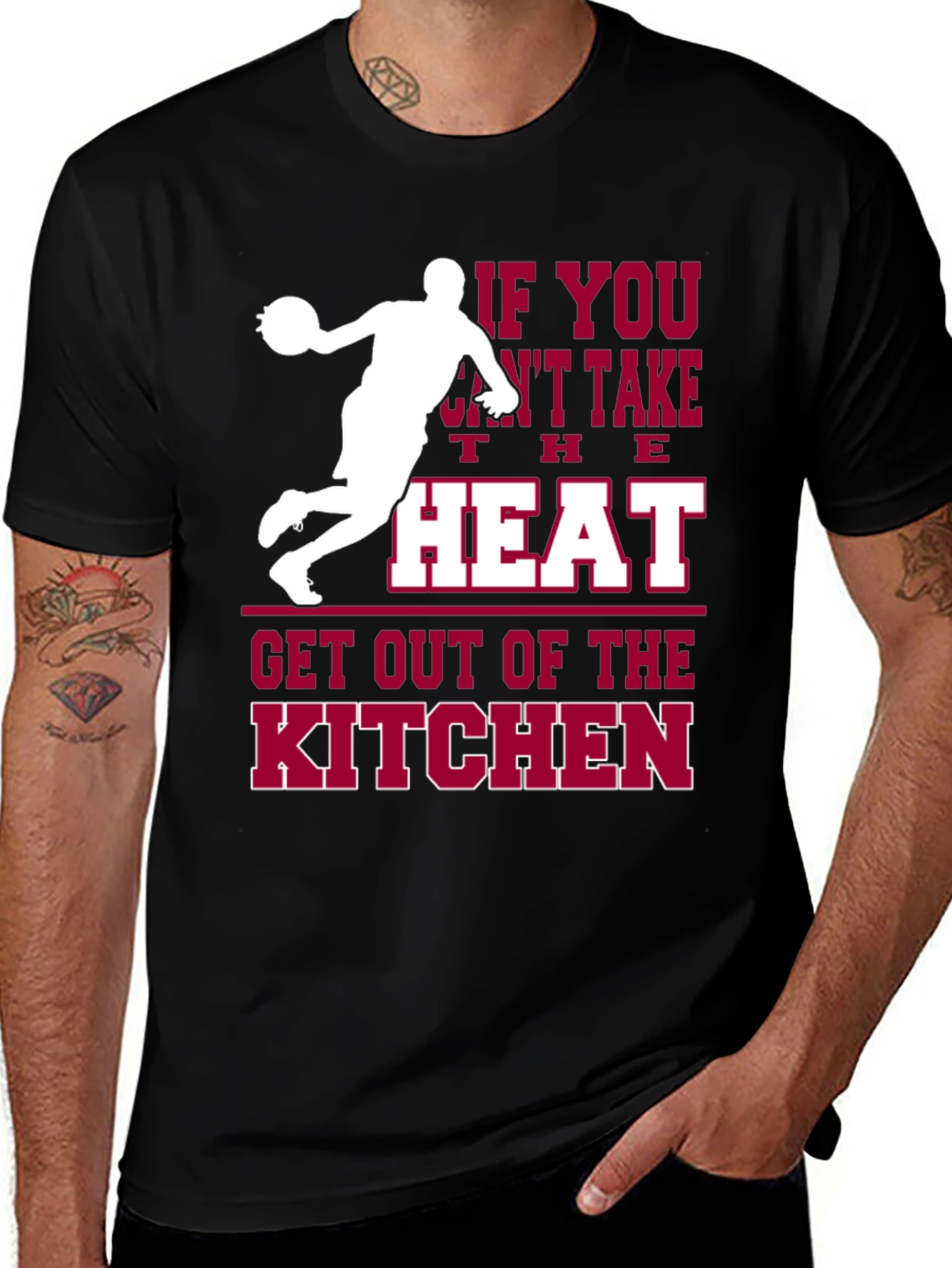 Basketball Heat Kitchen T-Shirt
