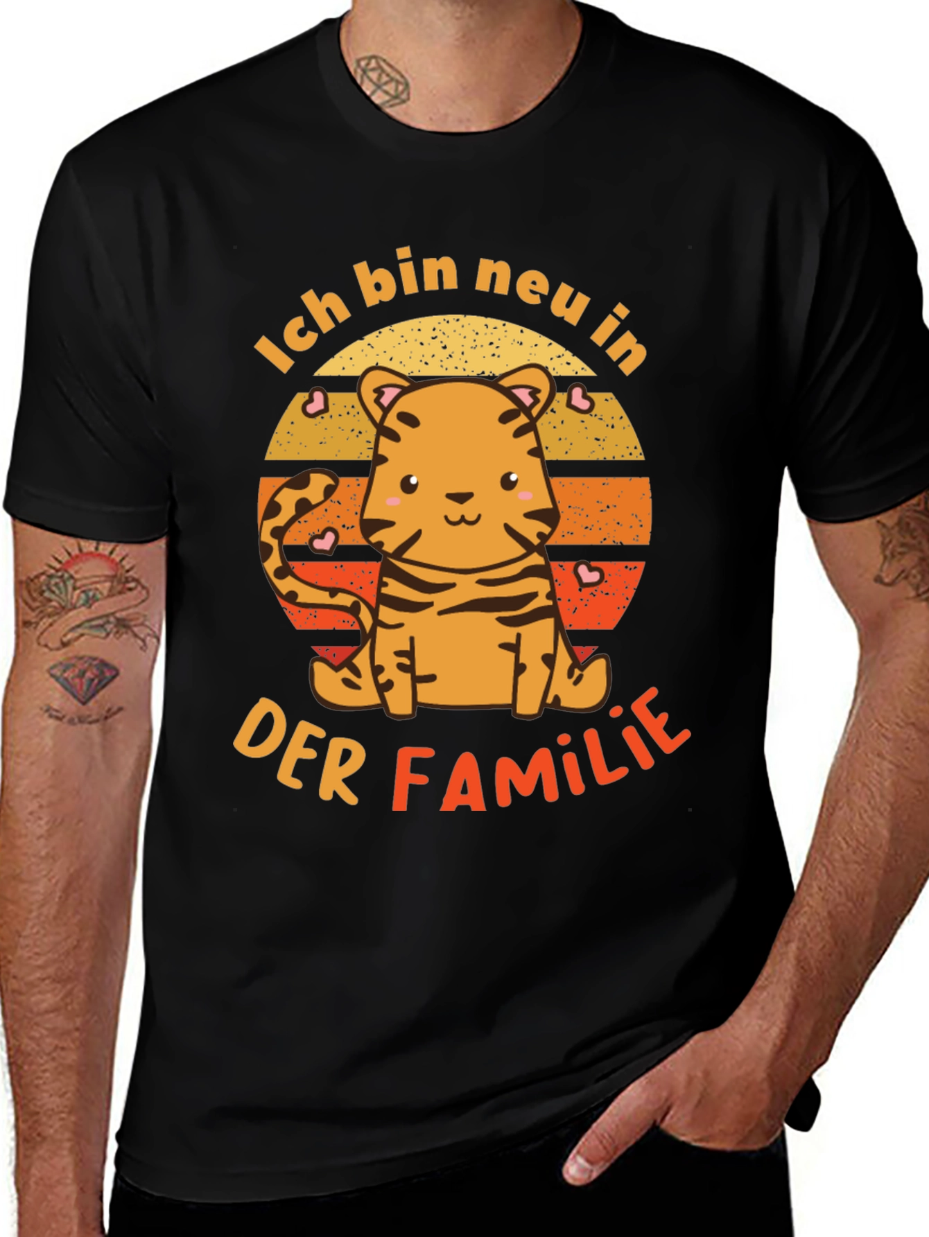 Variant 17 of Ich Bin Neu In Der Familie - T-Shirt