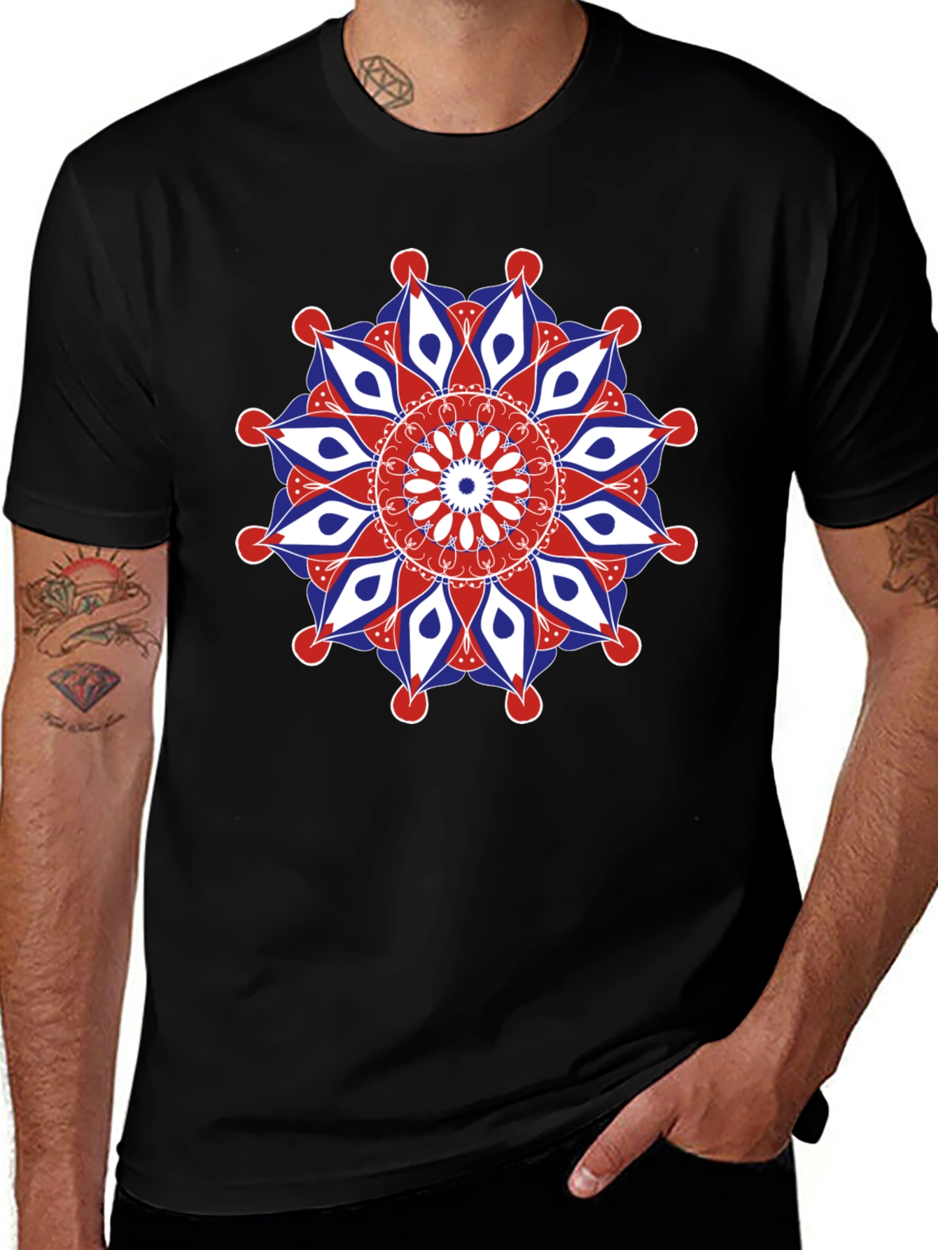 Variant 19 of Mandala Graphic Tee - Stylish Comfort