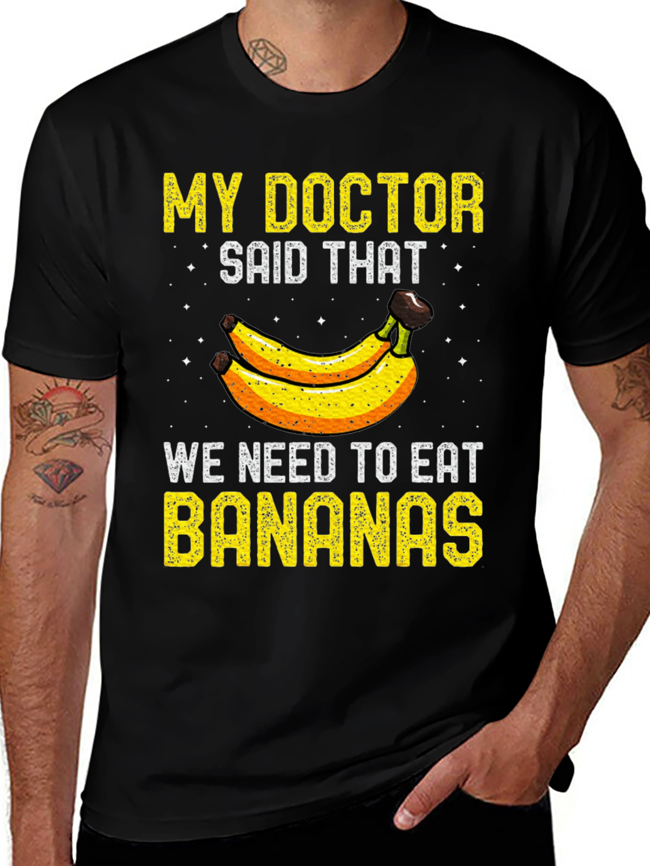 Variant 15 of Eat Bananas Graphic Tee - Doctor's Orders!